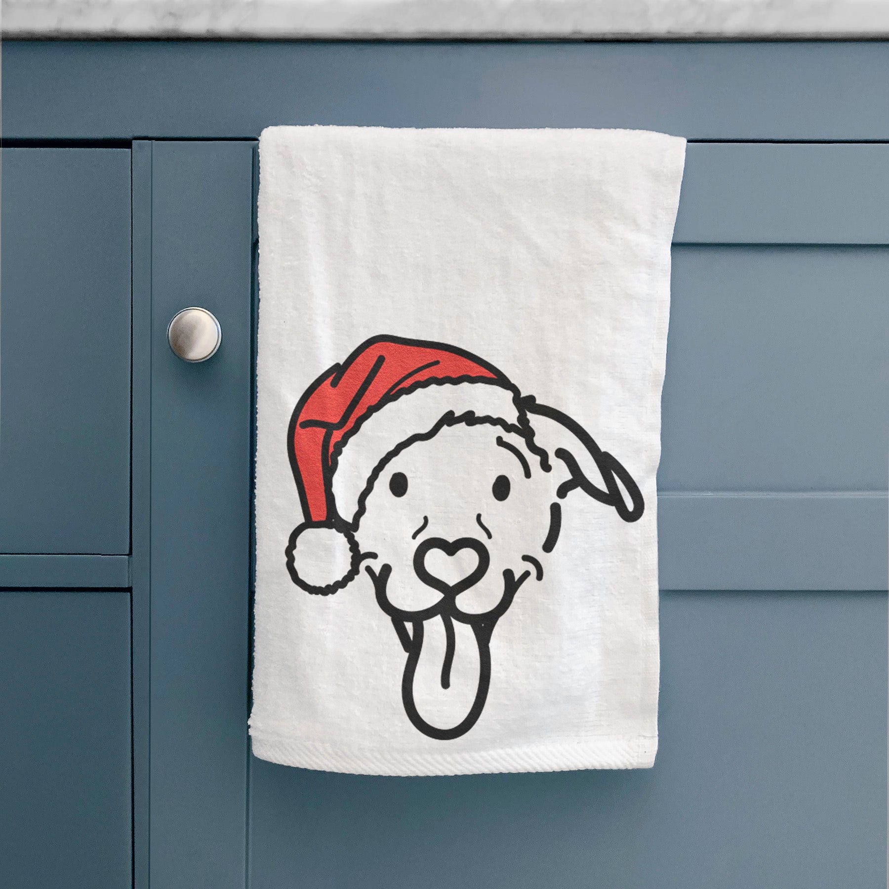 Jolly Pitbull Mix - Hemi - Decorative Hand Towel