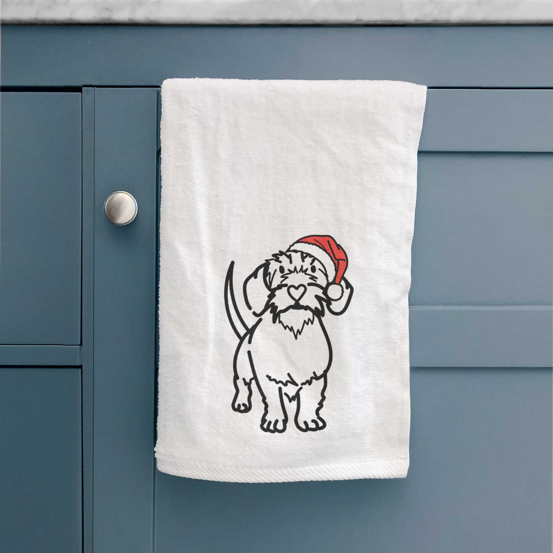 Jolly Wire Dachshund - Henry - Decorative Hand Towel