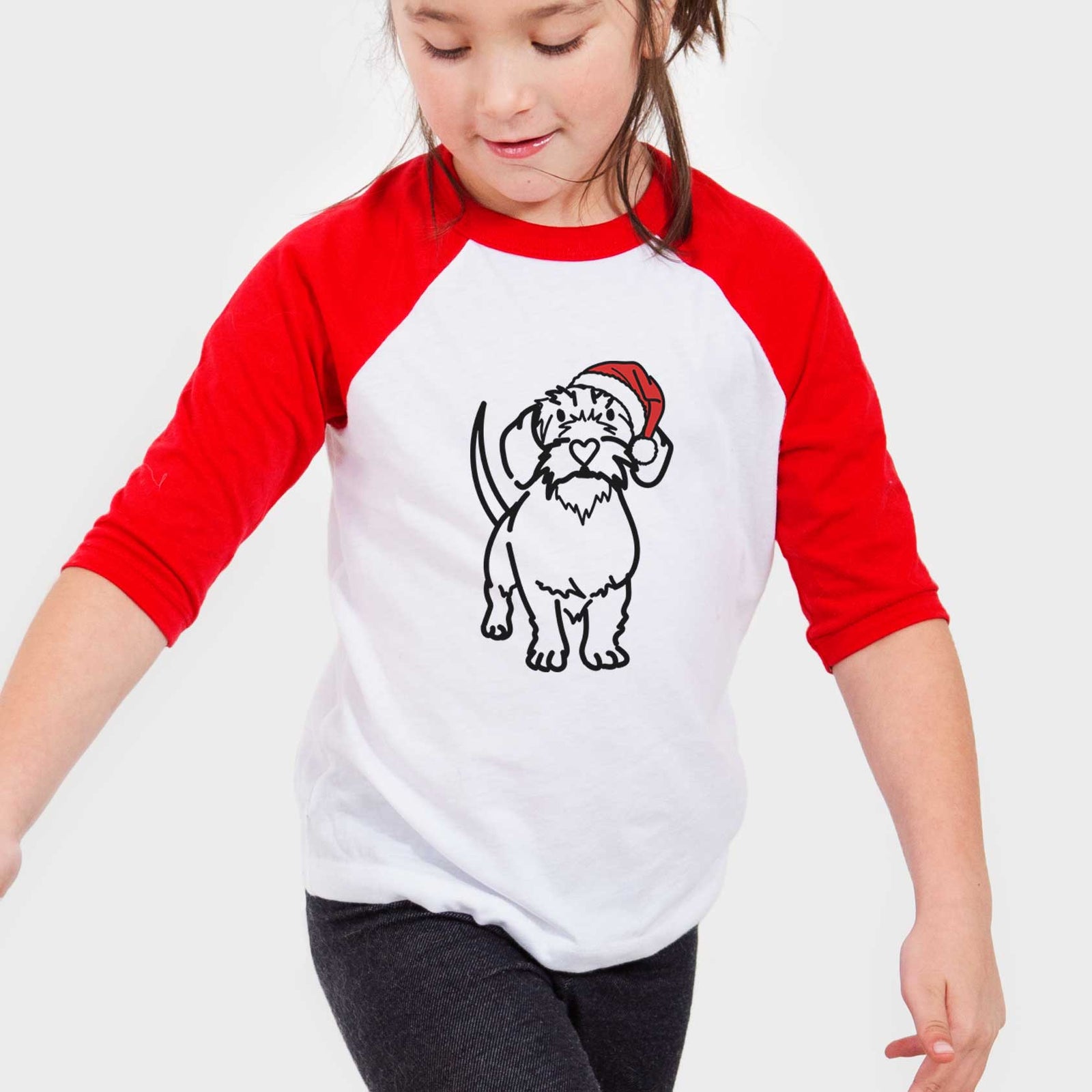 Jolly Wire Dachshund - Henry - Youth 3/4 Long Sleeve