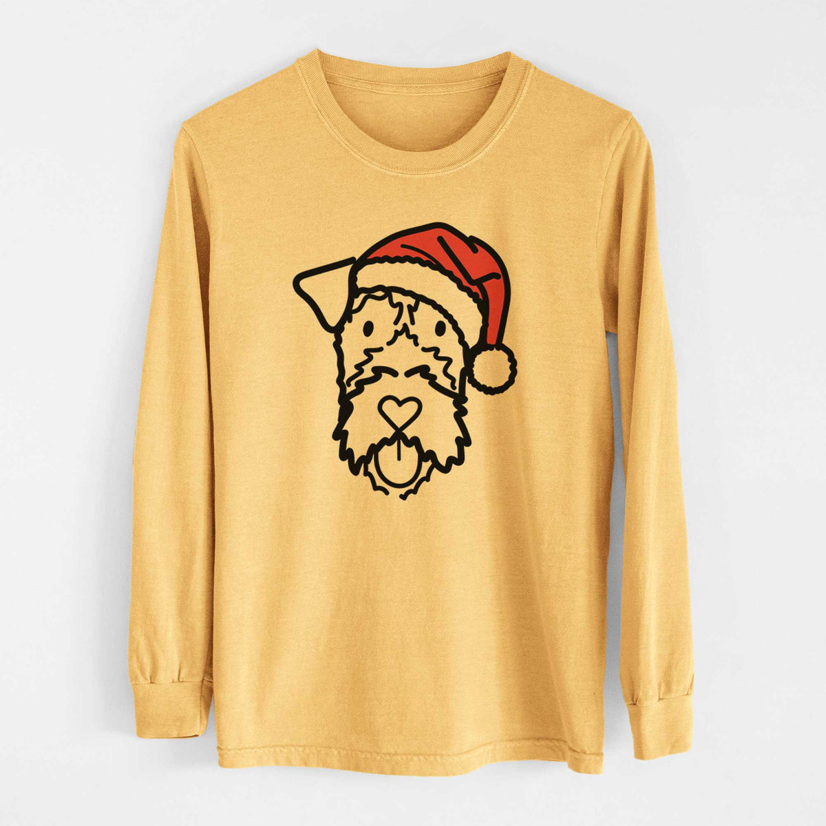 Jolly Irish Terrier - Heavyweight 100% Cotton Long Sleeve