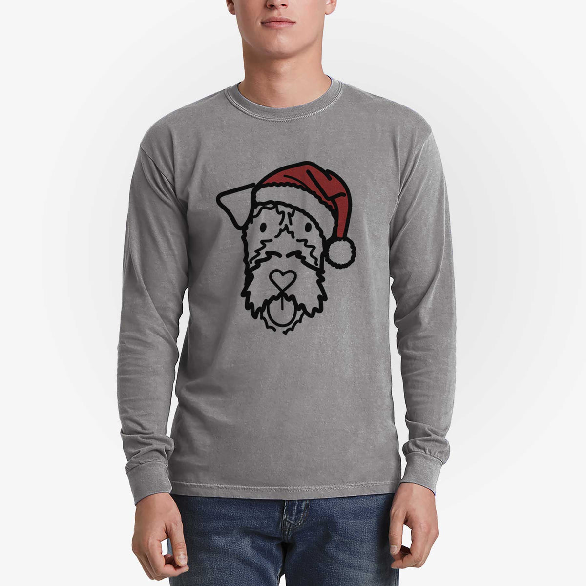 Jolly Irish Terrier - Heavyweight 100% Cotton Long Sleeve