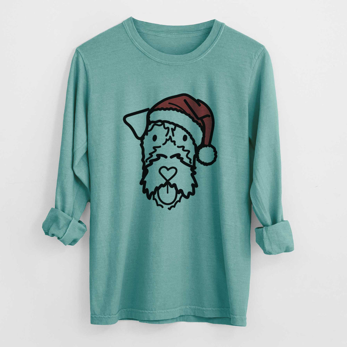 Jolly Irish Terrier - Heavyweight 100% Cotton Long Sleeve