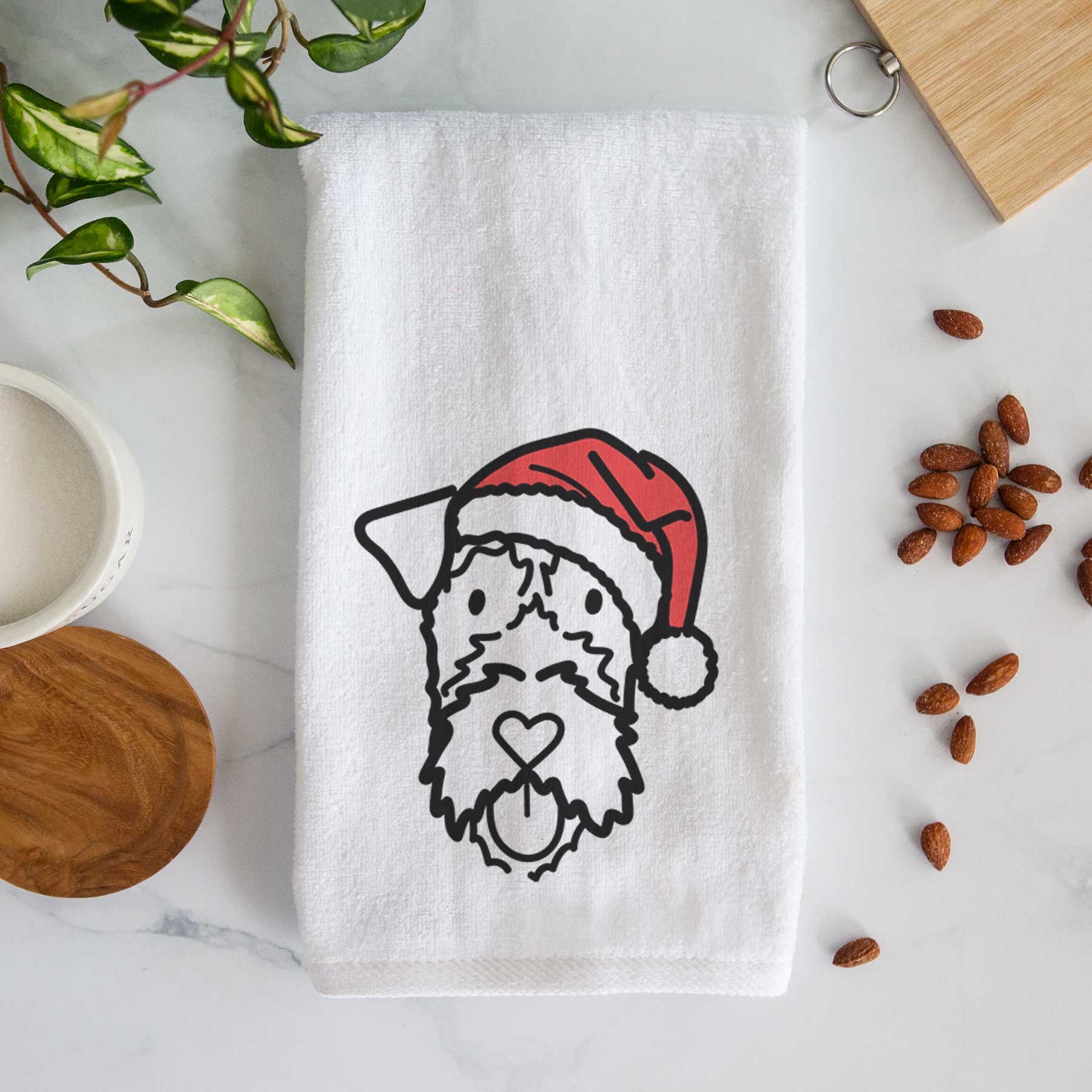 Jolly Irish Terrier - Decorative Hand Towel