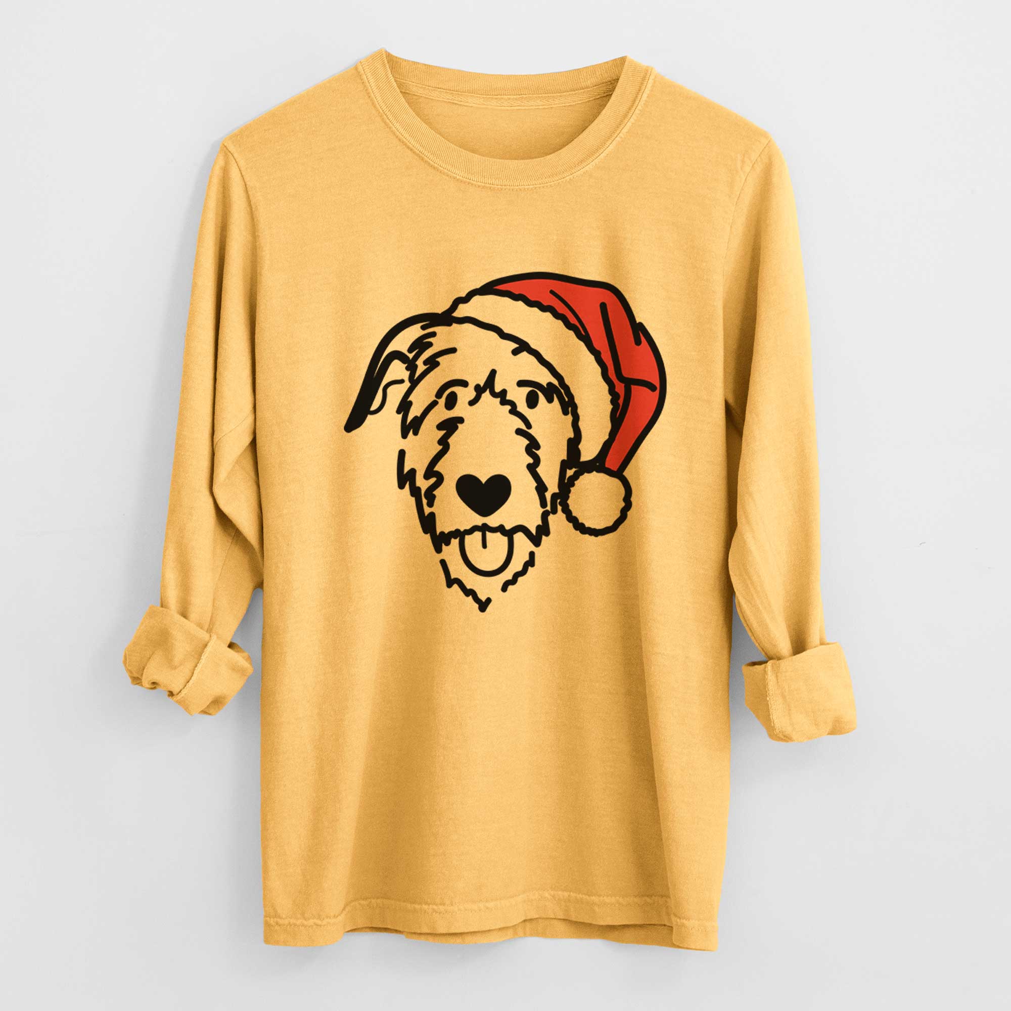 Jolly Irish Wolfhound - Heavyweight 100% Cotton Long Sleeve