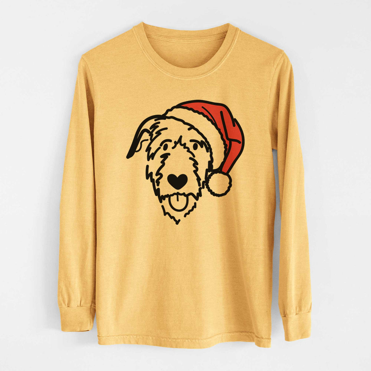 Jolly Irish Wolfhound - Heavyweight 100% Cotton Long Sleeve
