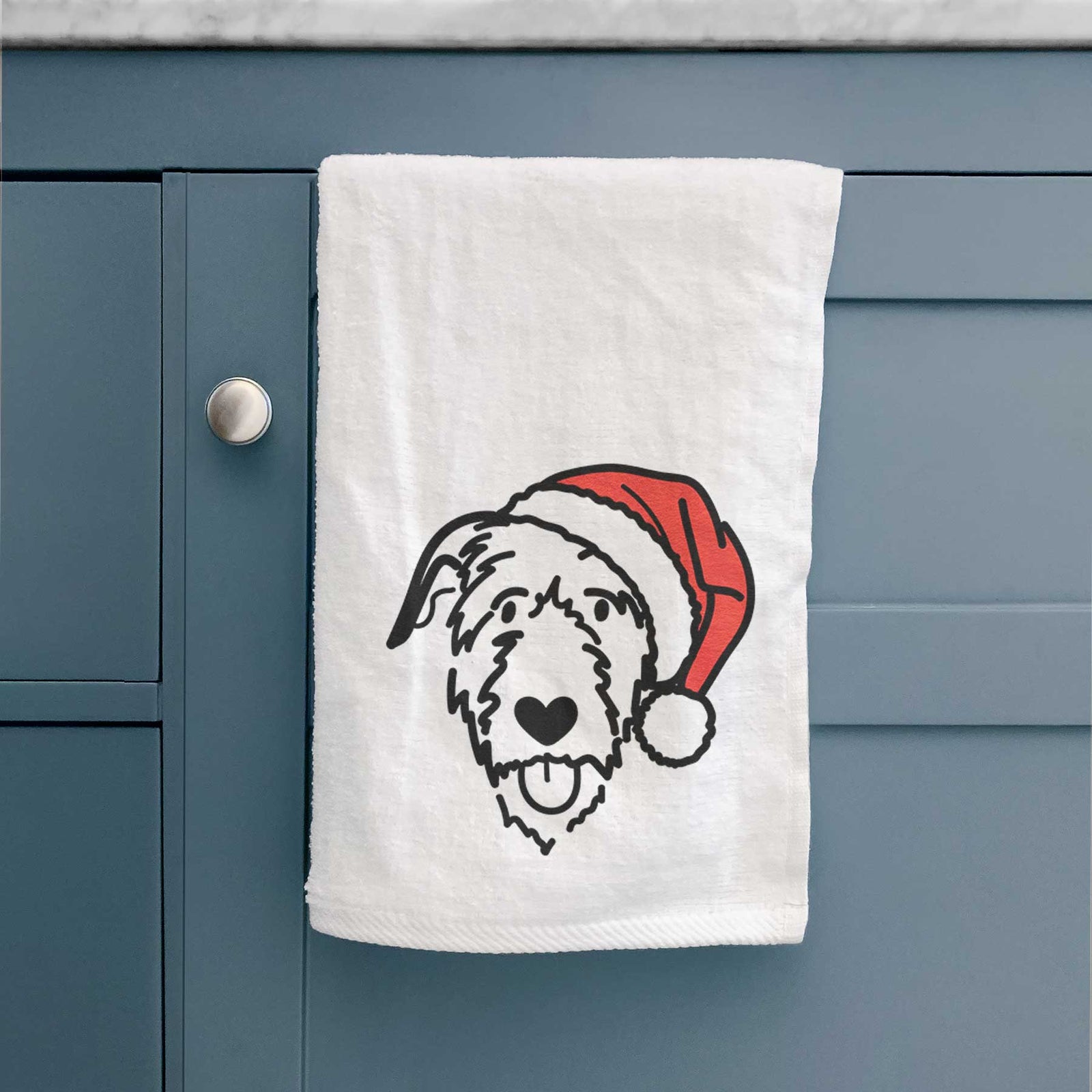 Jolly Irish Wolfhound - Decorative Hand Towel