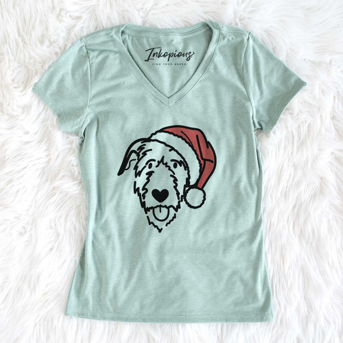 Jolly Irish Wolfhound - Women&#39;s V-neck Shirt