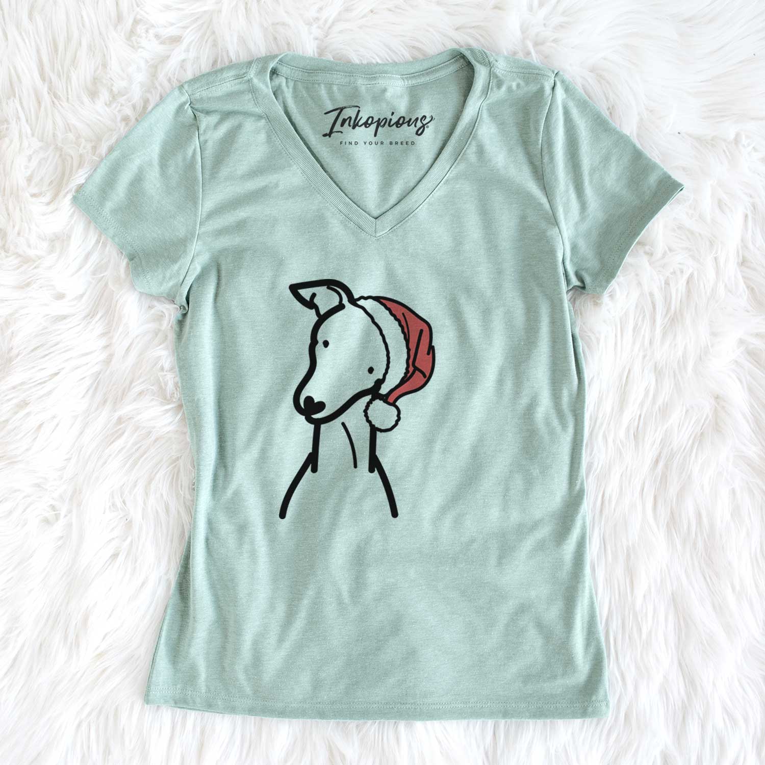 Jolly Italian Greyhound - Women's V-neck Shirt