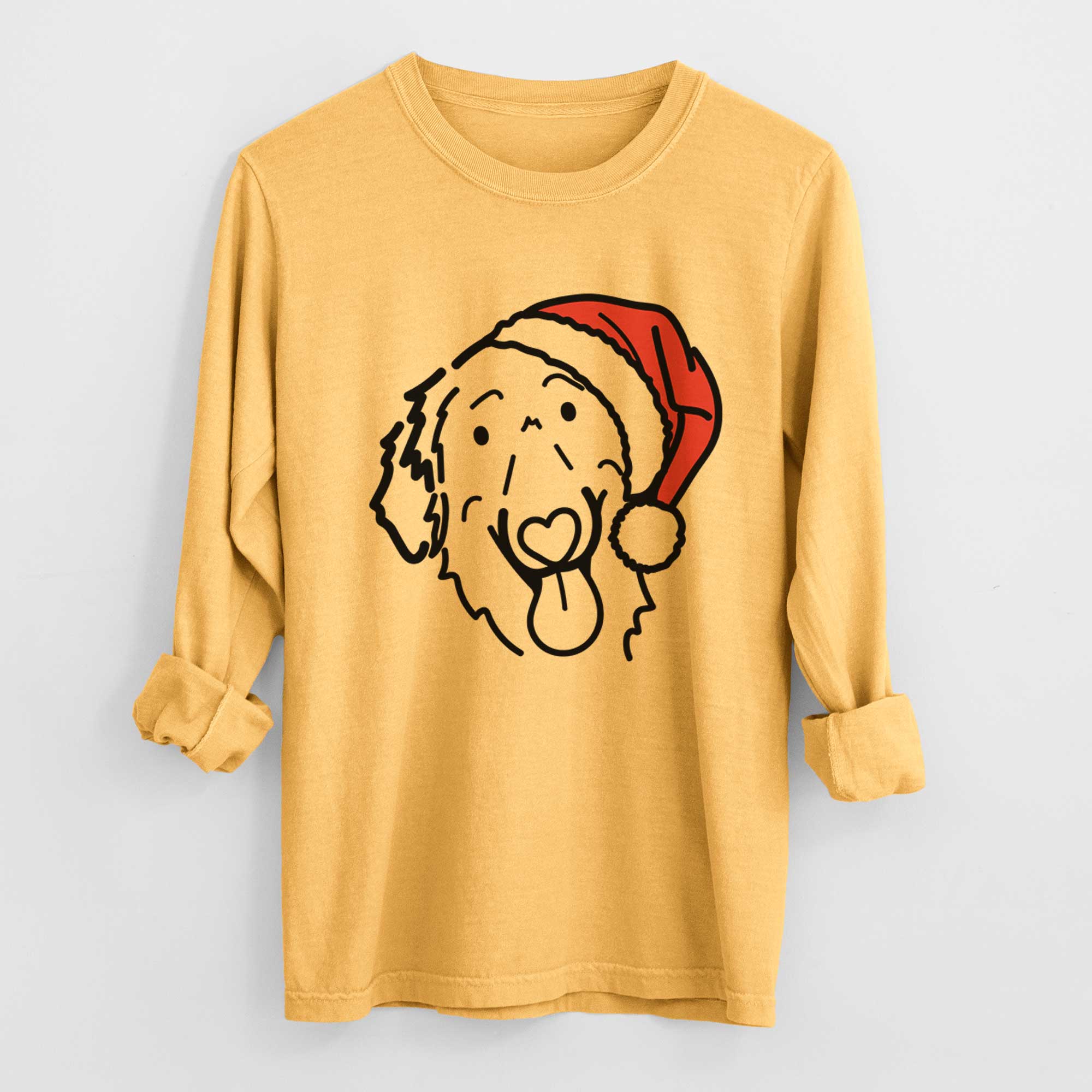 Jolly Flat-Coated Retriever - Jack - Heavyweight 100% Cotton Long Sleeve