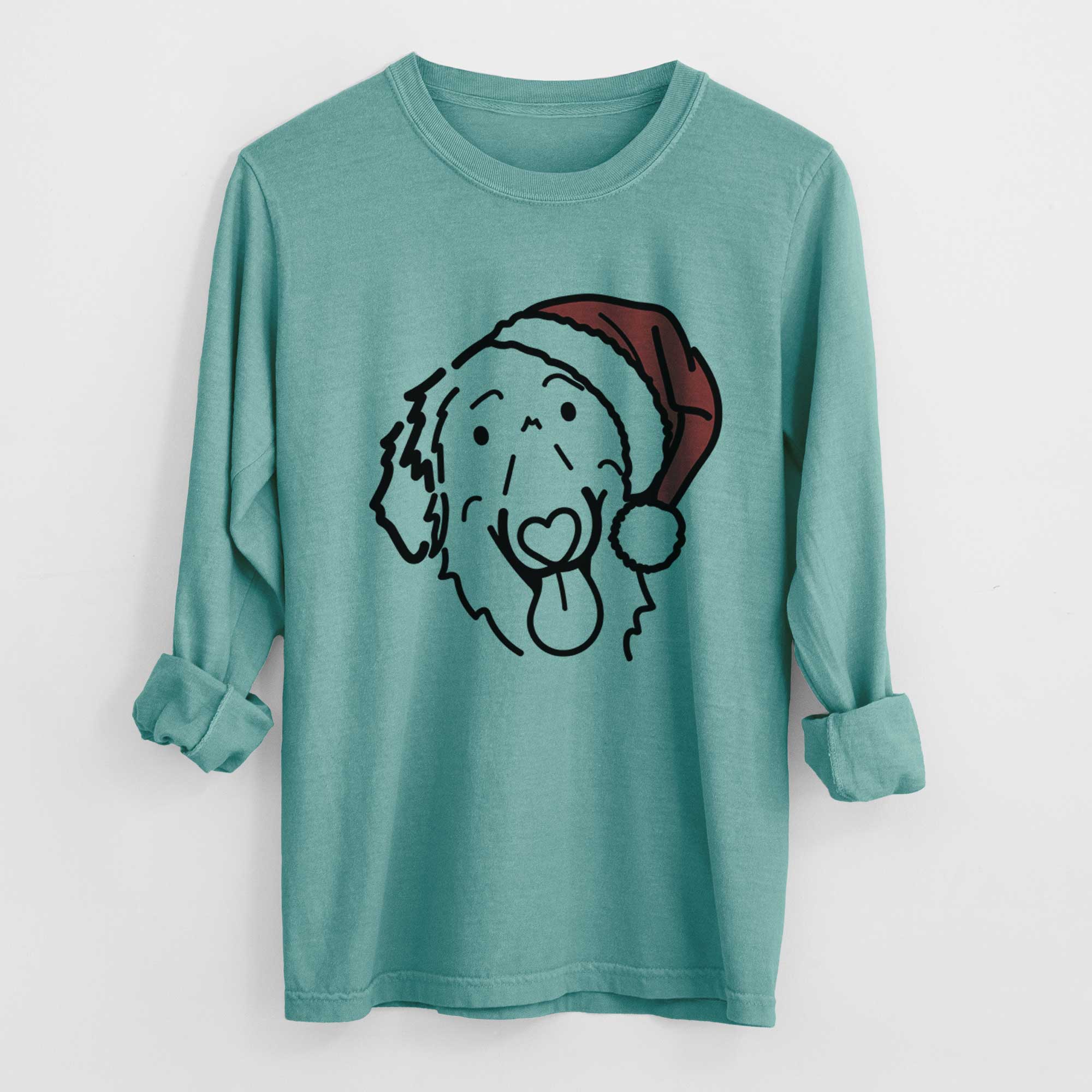 Jolly Flat-Coated Retriever - Jack - Heavyweight 100% Cotton Long Sleeve