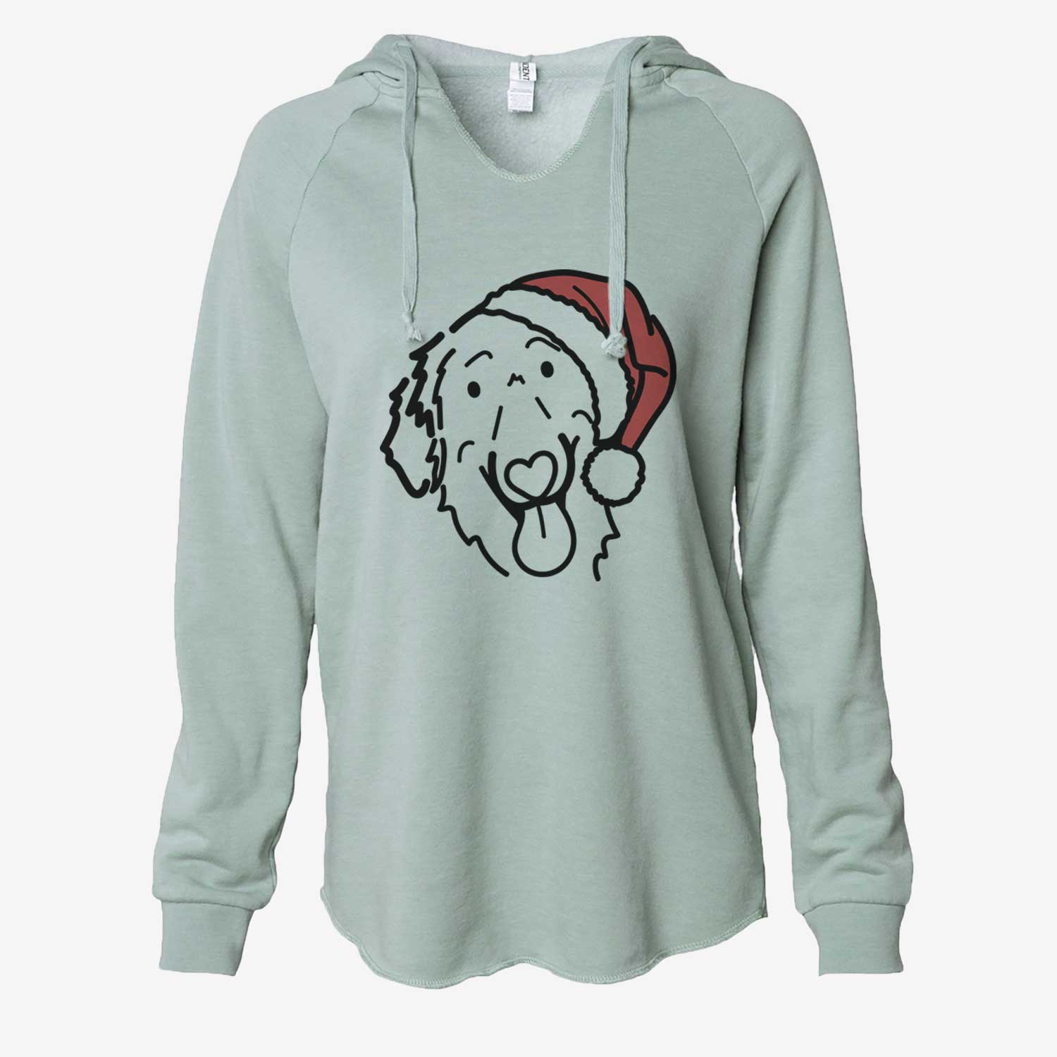 Jolly Flat-Coated Retriever - Jack - Cali Wave Hooded Sweatshirt