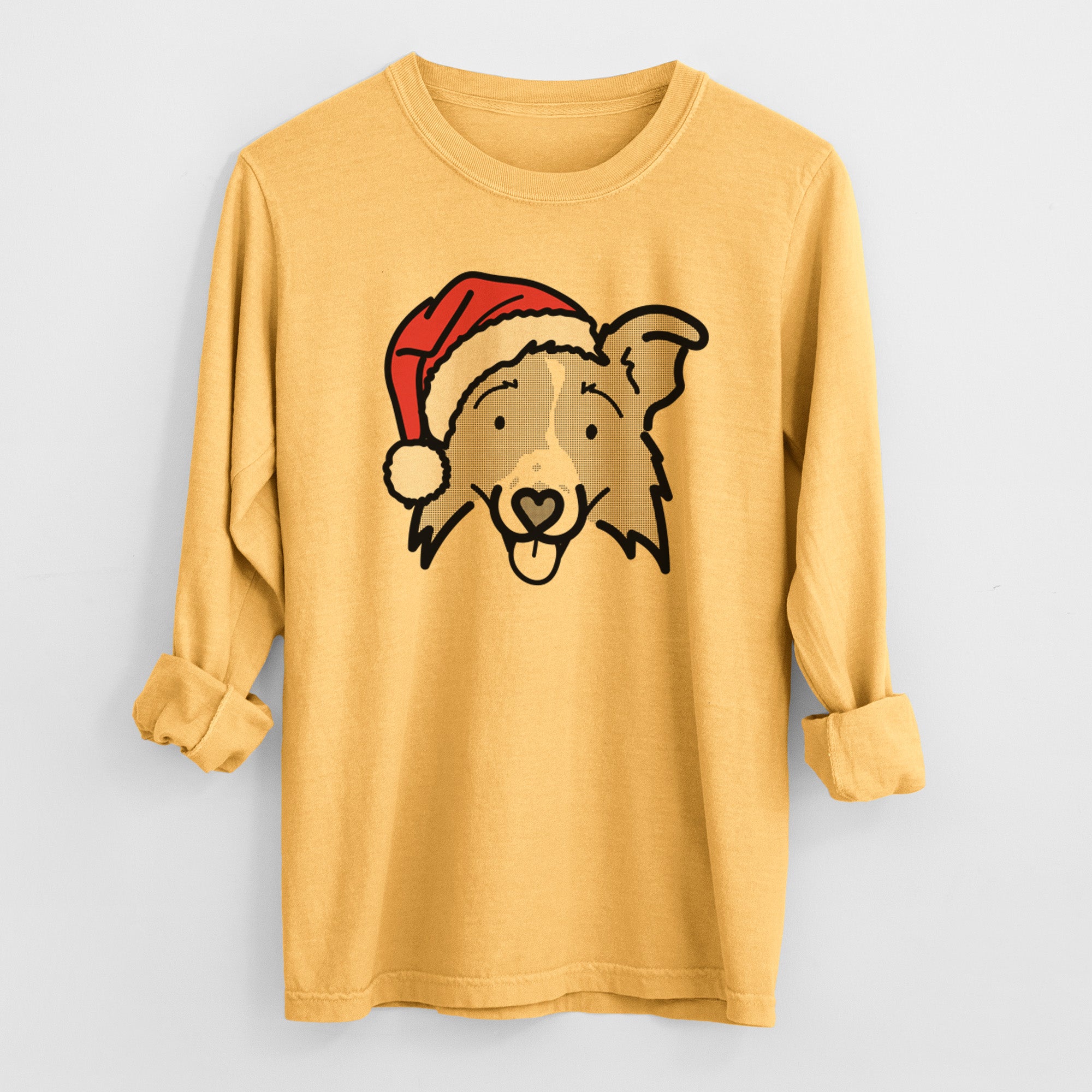 Jolly Border Collie 2.0 - Jam - Heavyweight 100% Cotton Long Sleeve