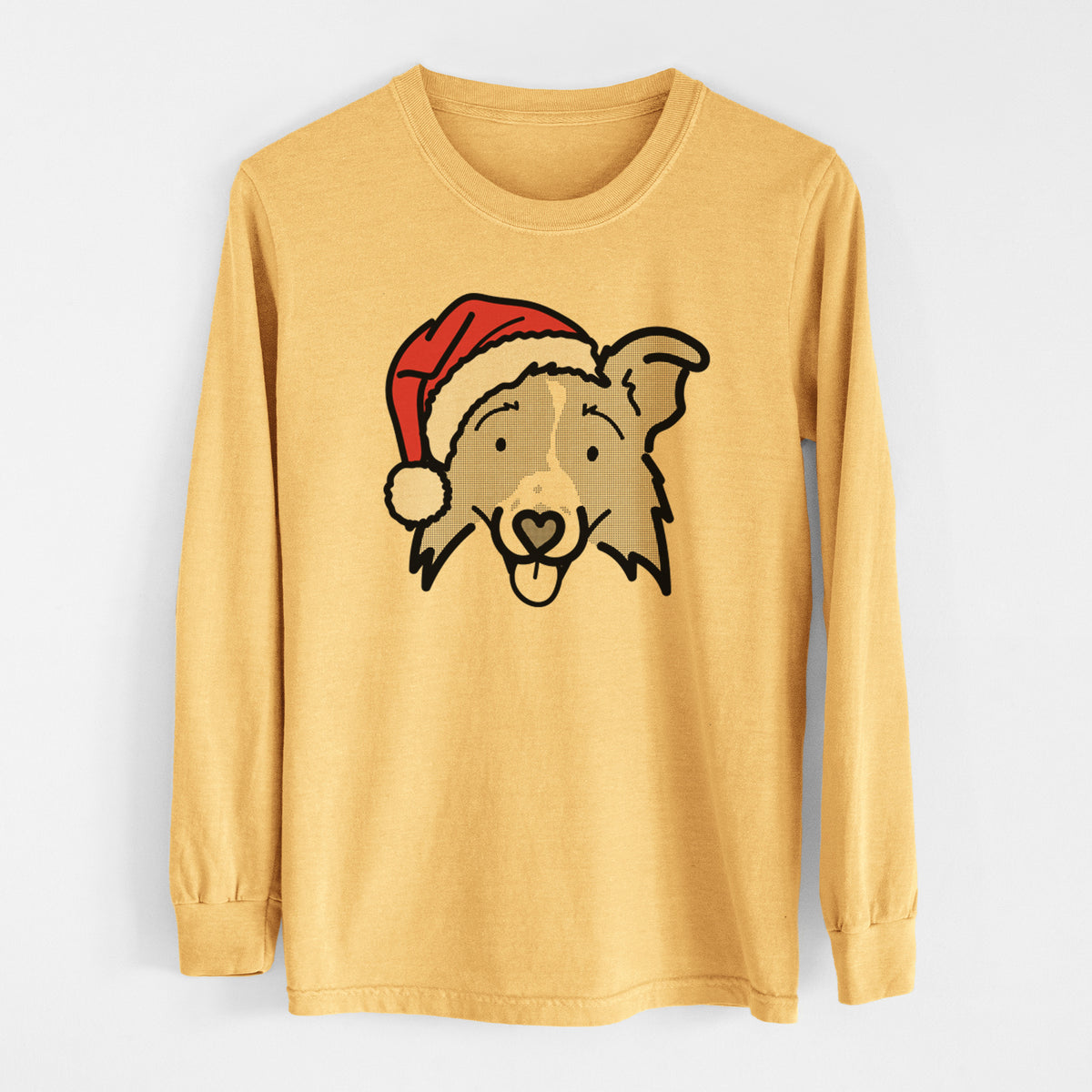 Jolly Border Collie 2.0 - Jam - Heavyweight 100% Cotton Long Sleeve