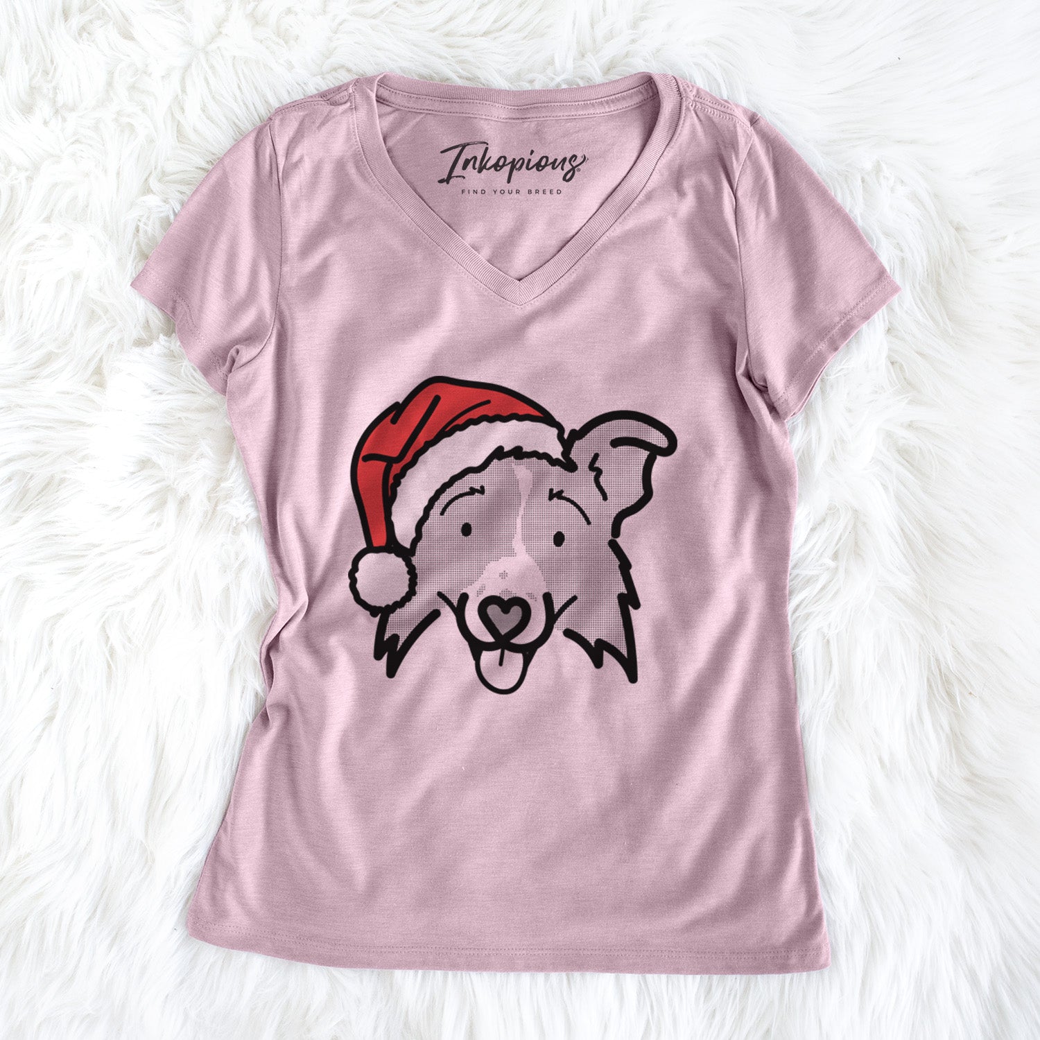 Jolly Border Collie 2.0 - Jam - Women's Perfect V-neck Shirt