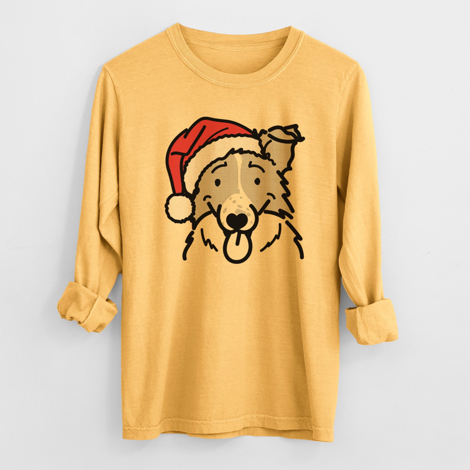 Jolly Border Collie - Jam - Heavyweight 100% Cotton Long Sleeve