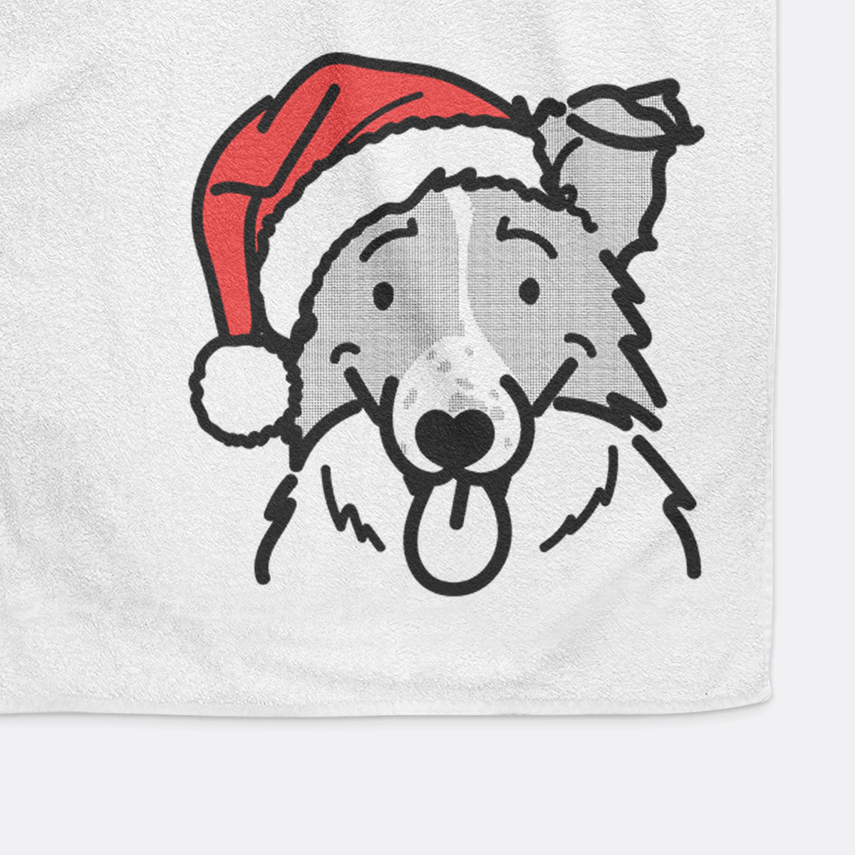 Jolly Border Collie - Jam - Decorative Hand Towel