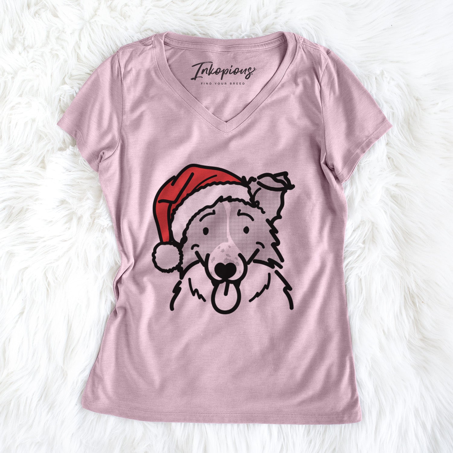 Jolly Border Collie - Jam - Women's V-neck Shirt