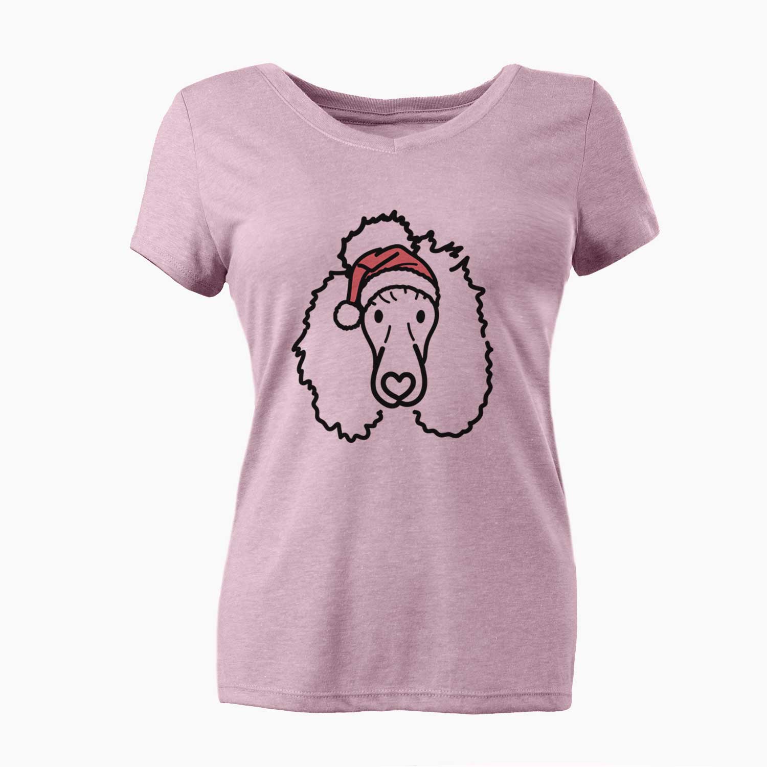 Jolly Standard Poodle - Jemma - Women's V-neck Shirt