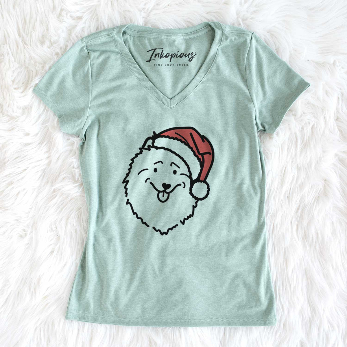 Jolly Keeshond - Women&#39;s V-neck Shirt