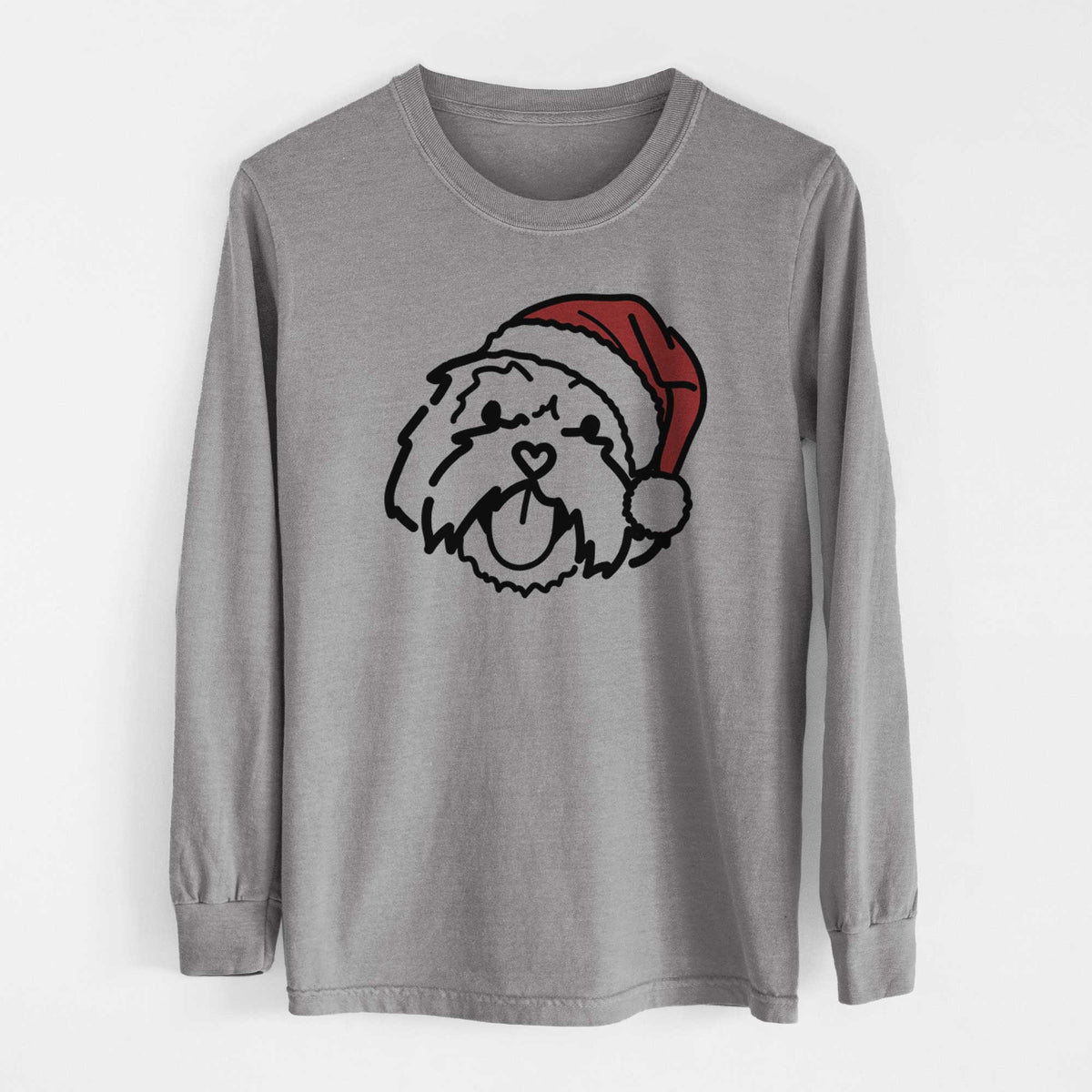 Jolly Lhasa Apso - Keia - Heavyweight 100% Cotton Long Sleeve