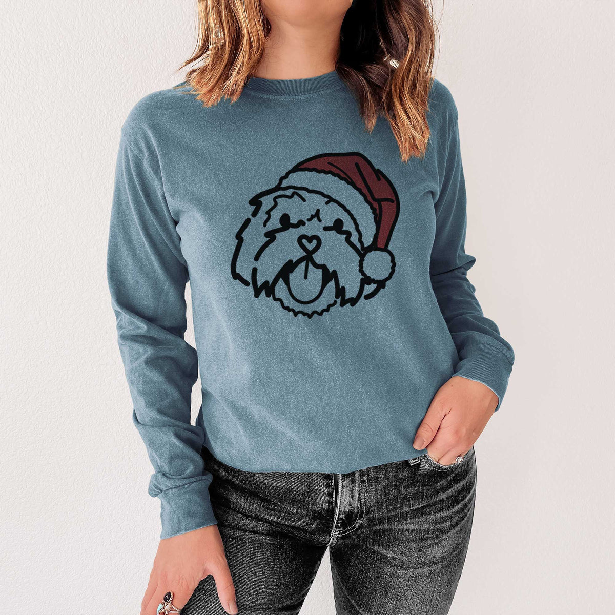 Jolly Lhasa Apso - Keia - Heavyweight 100% Cotton Long Sleeve