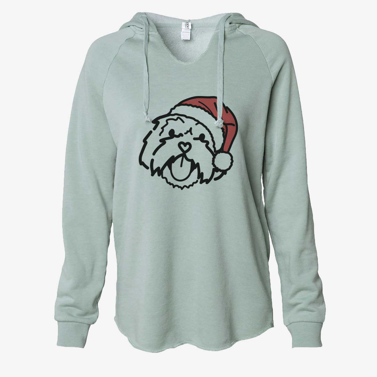 Jolly Lhasa Apso - Keia - Cali Wave Hooded Sweatshirt