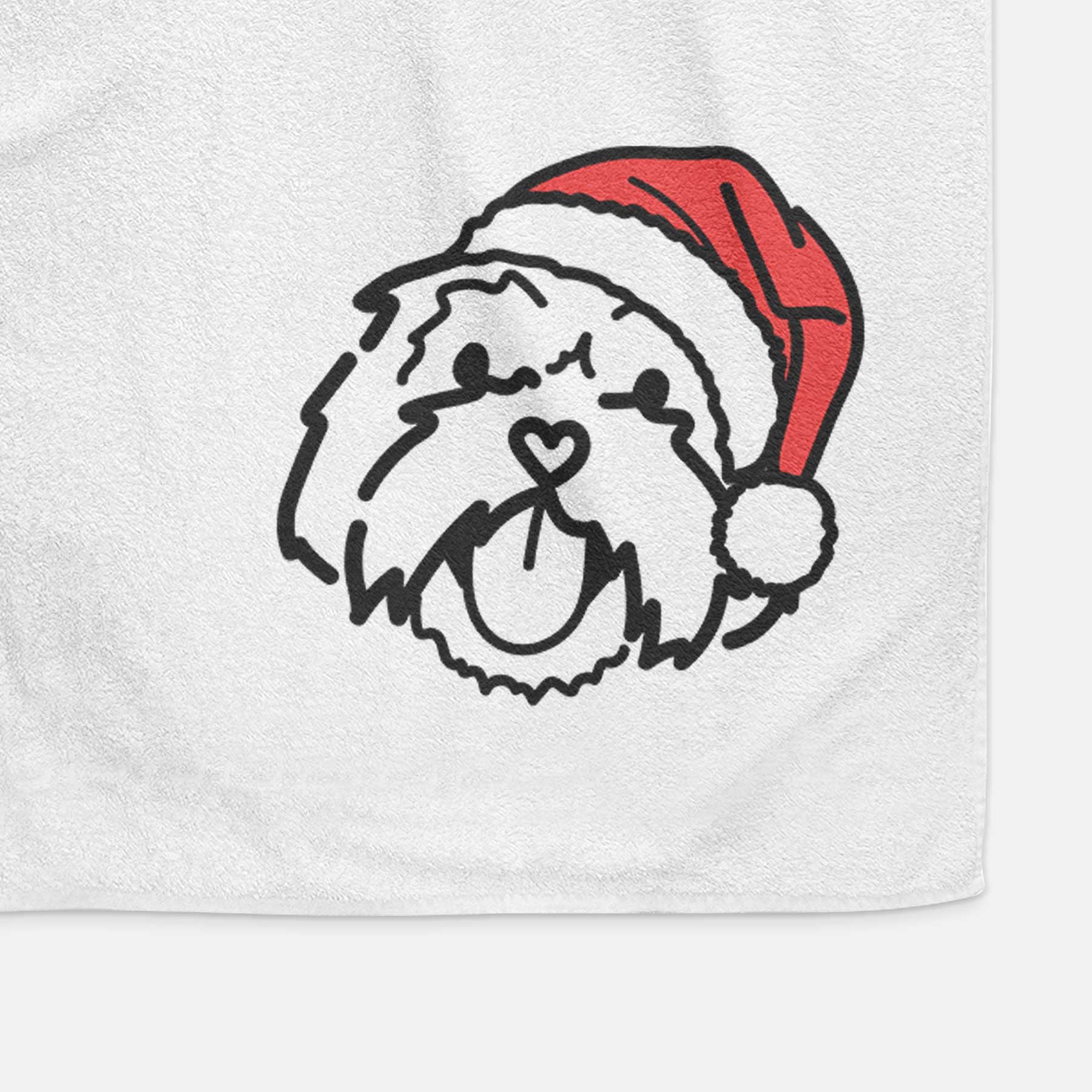 Jolly Lhasa Apso - Keia - Decorative Hand Towel