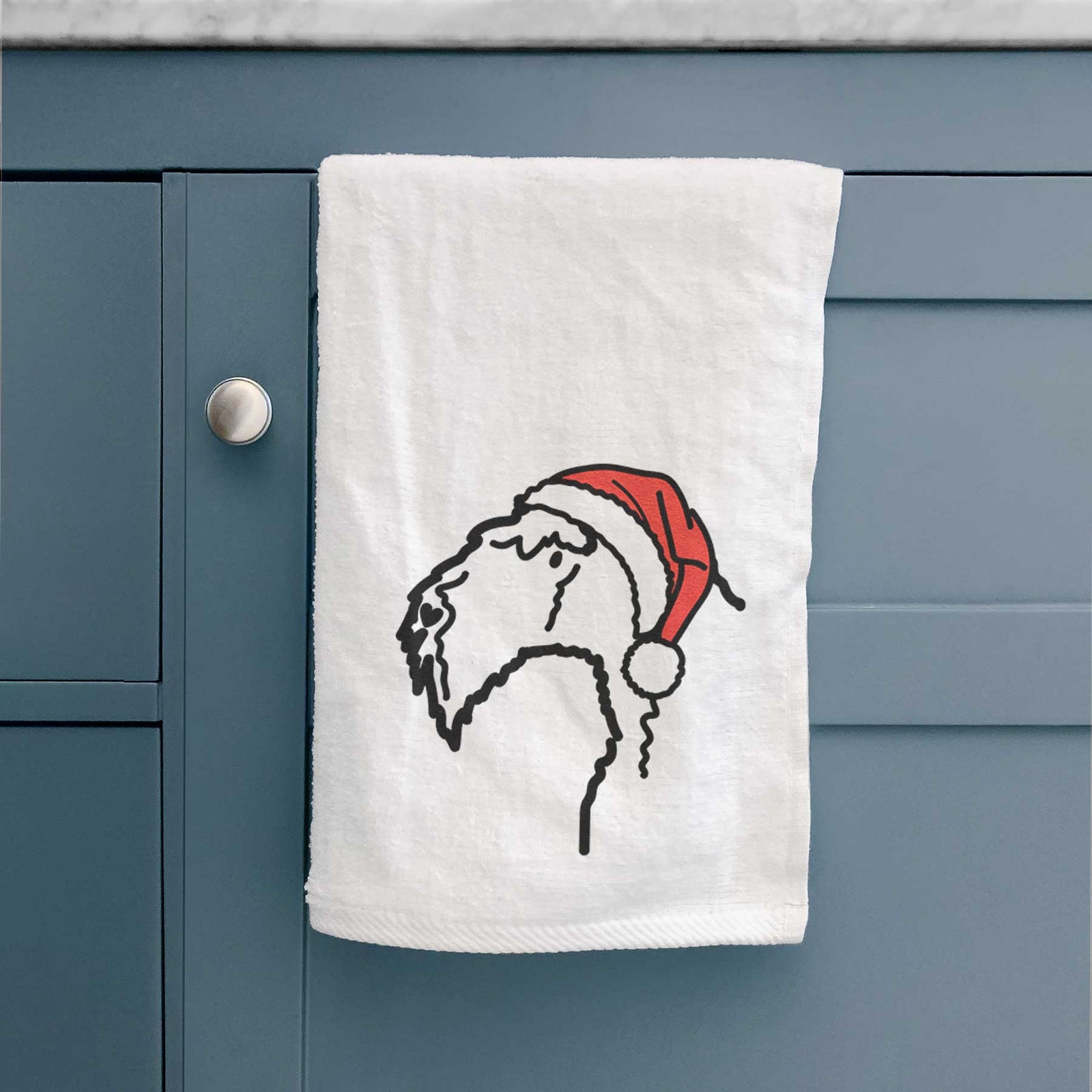 Jolly Kerry Blue Terrier - Decorative Hand Towel