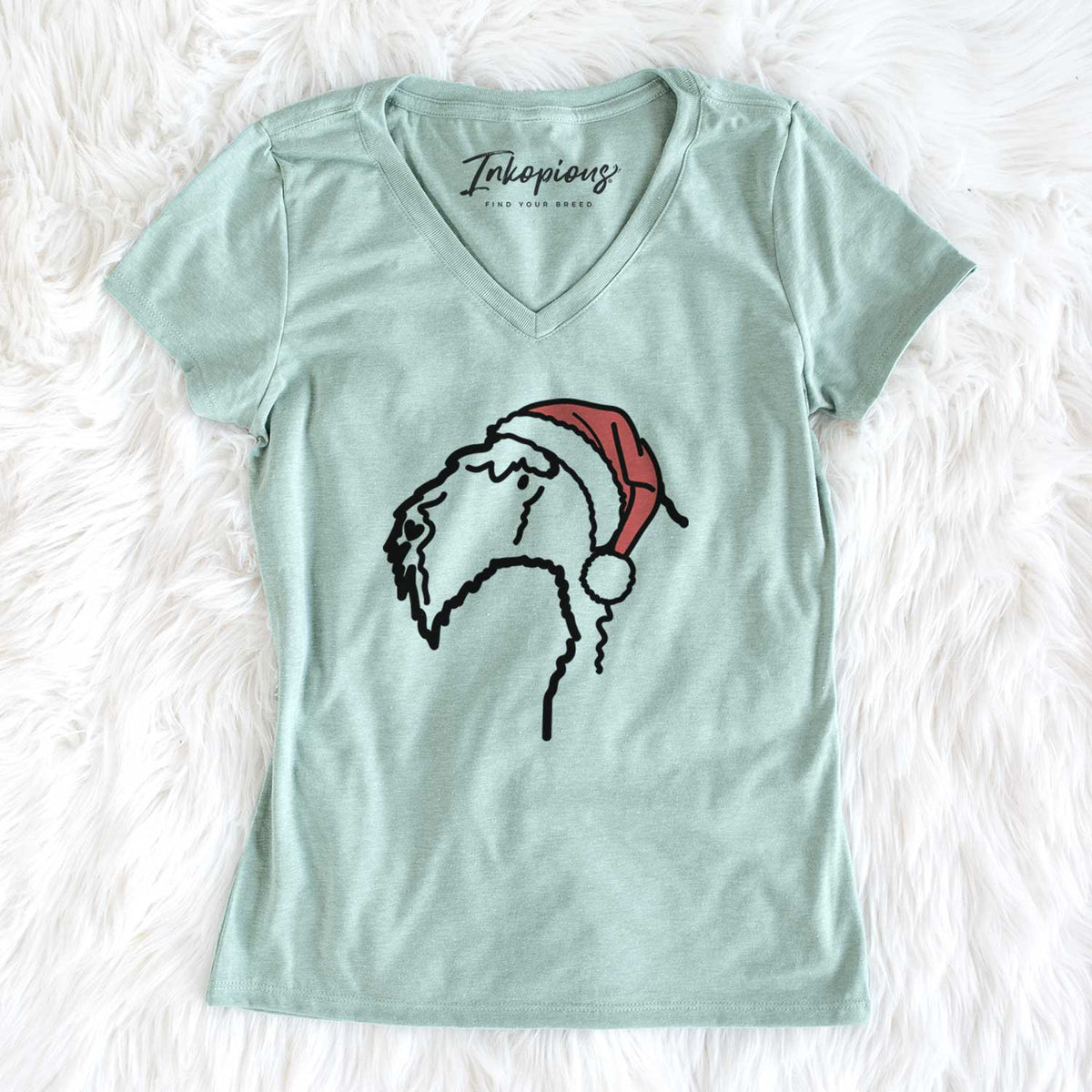 Jolly Kerry Blue Terrier - Women&#39;s V-neck Shirt