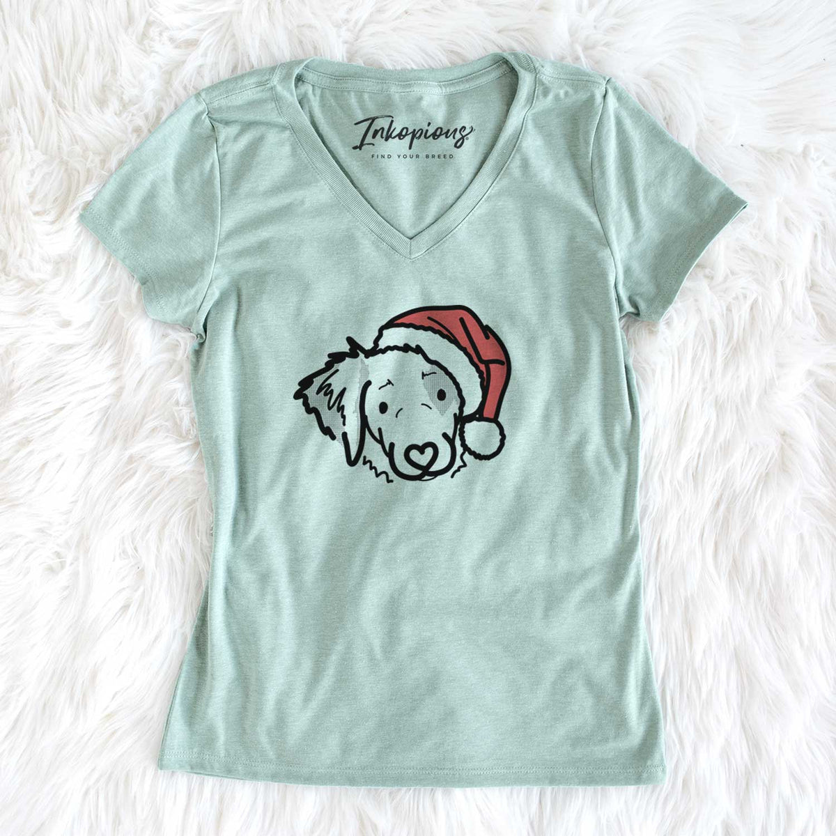 Jolly Brittany Spaniel - Kiva - Women's V-neck Shirt