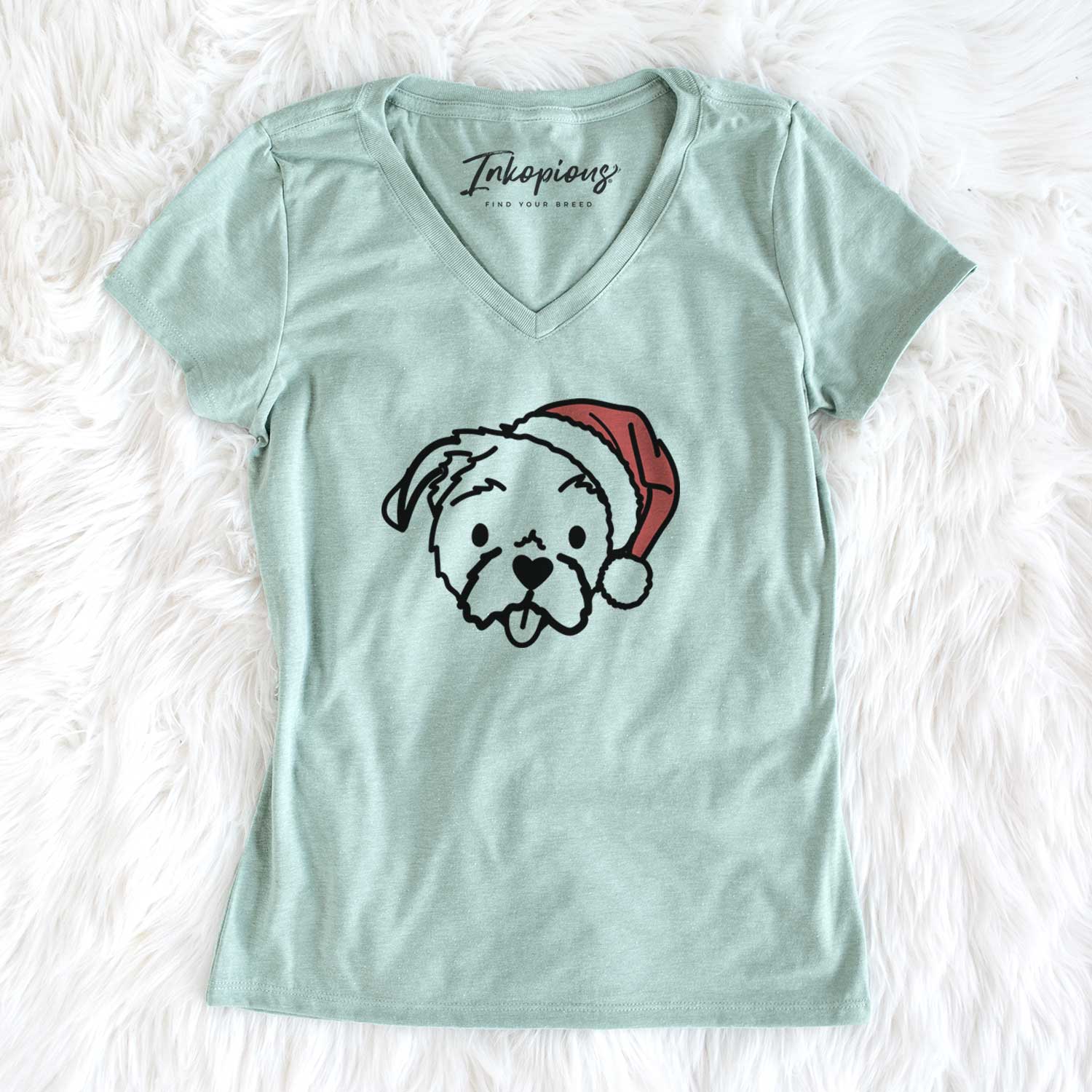 Jolly Shih Tzu - Koko - Women's V-neck Shirt