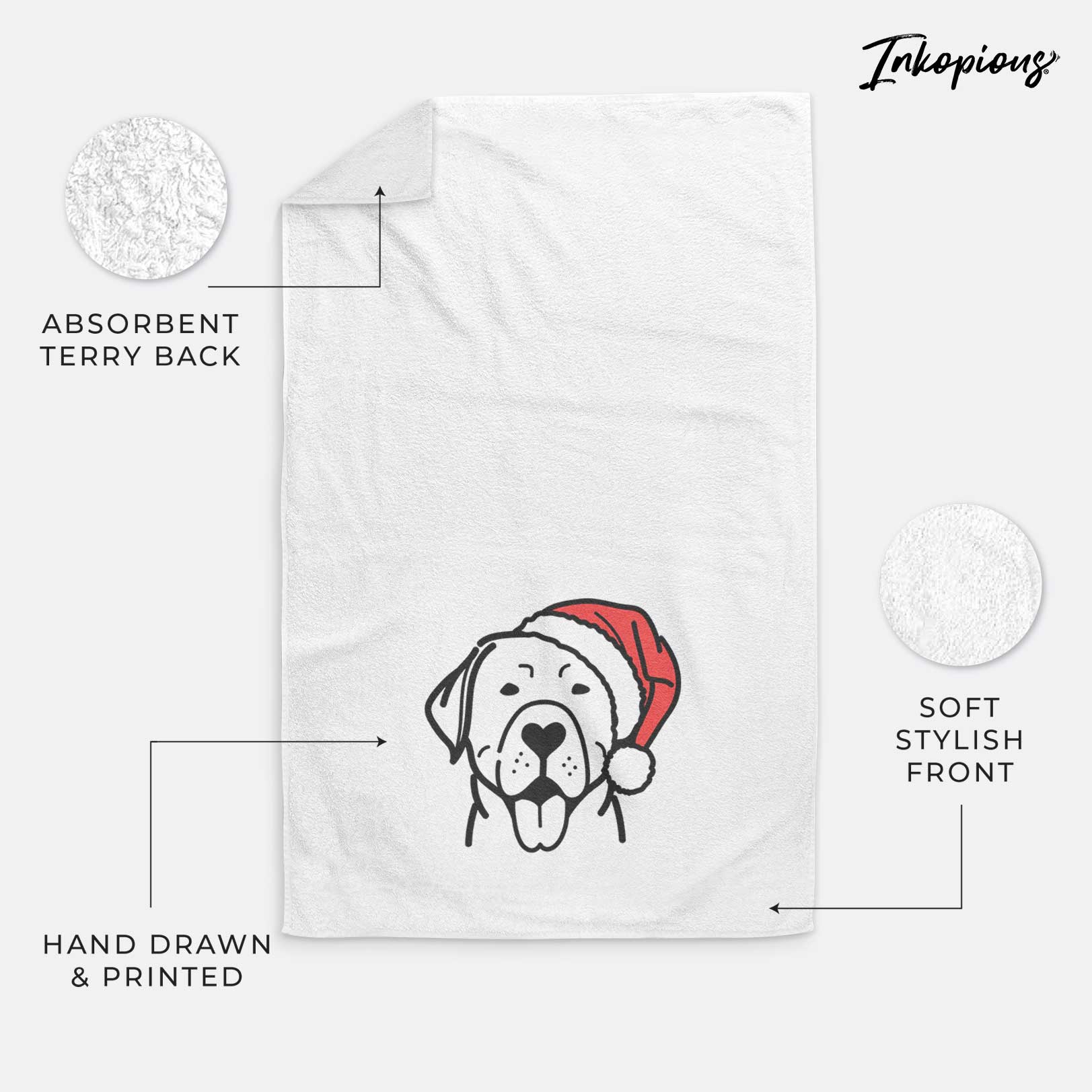 Jolly Labrador Retriever - Decorative Hand Towel