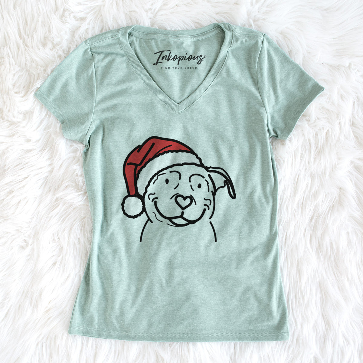 Jolly American Pitbull Terrier - Lady - Women&#39;s Perfect V-neck Shirt