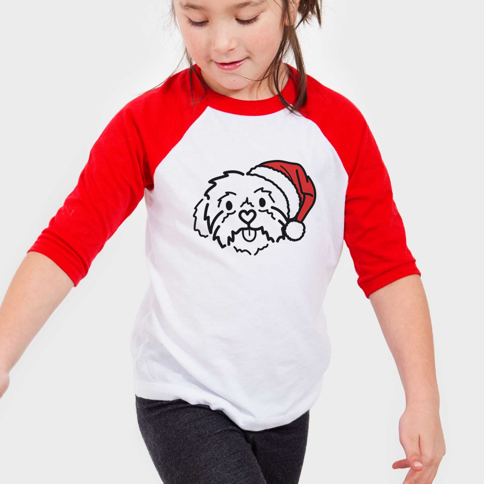 Jolly Shih Tzu - Leo - Youth 3/4 Long Sleeve