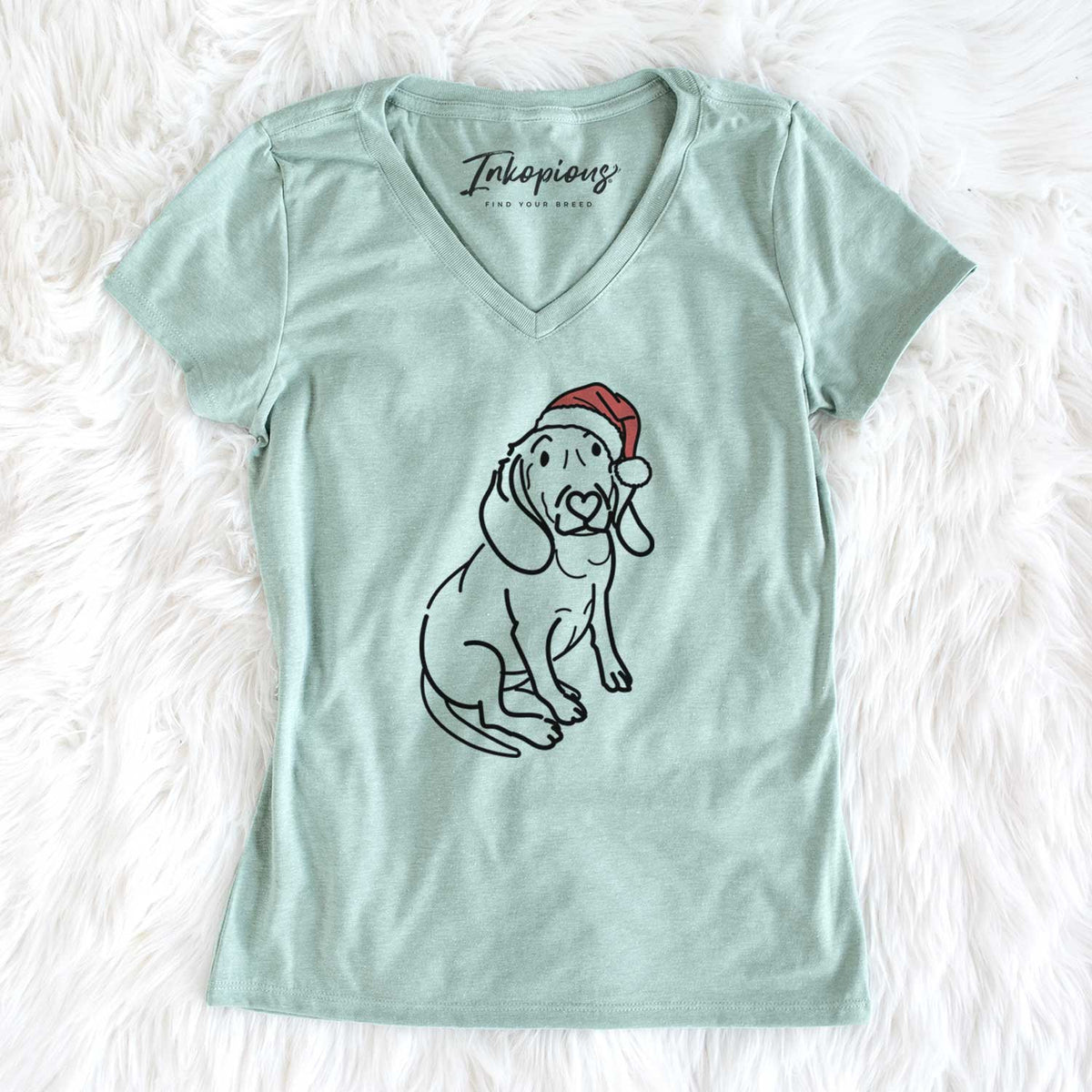 Jolly Beagle - Lilly - Women&#39;s V-neck Shirt