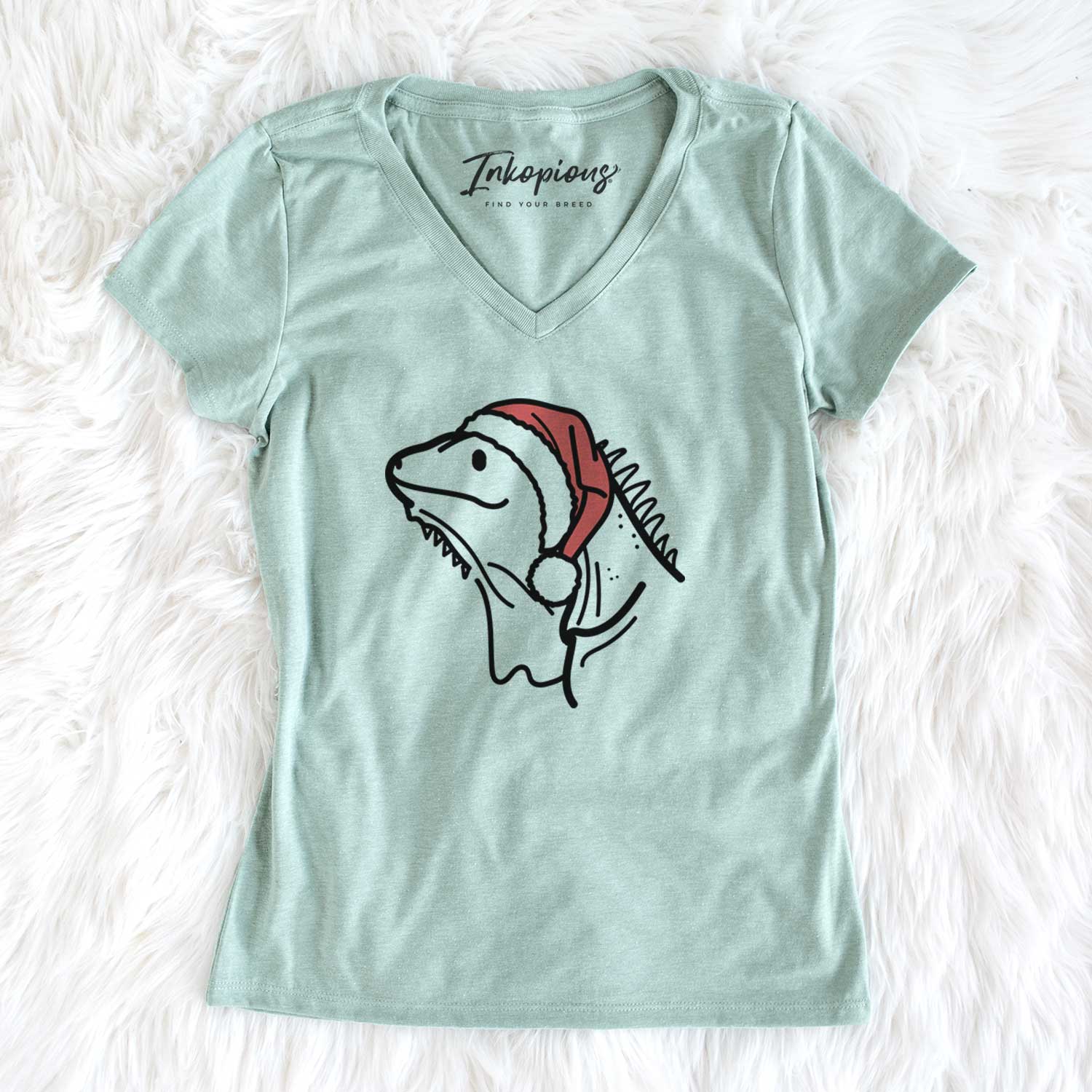 Jolly Iguana - Louie - Women's V-neck Shirt