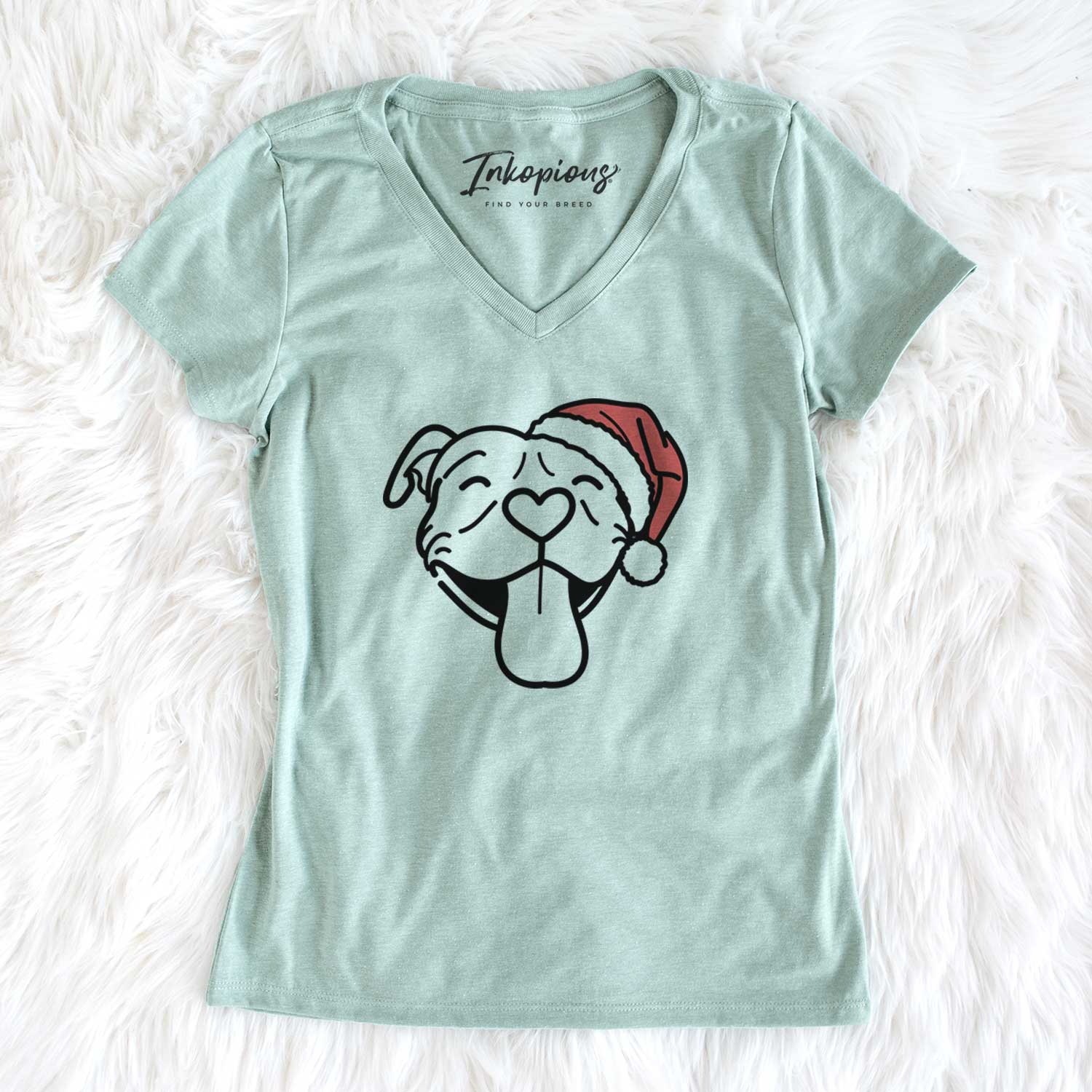 Jolly Pitbull - Louie - Women's V-neck Shirt