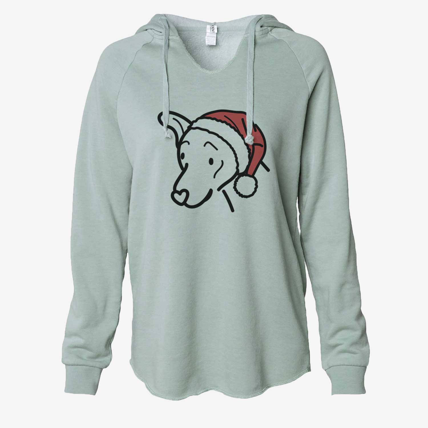 Jolly Mixed Breed - Lucky - Cali Wave Hooded Sweatshirt