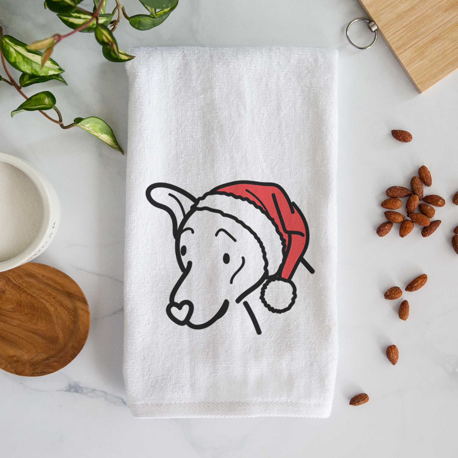 Jolly Mixed Breed - Lucky - Decorative Hand Towel