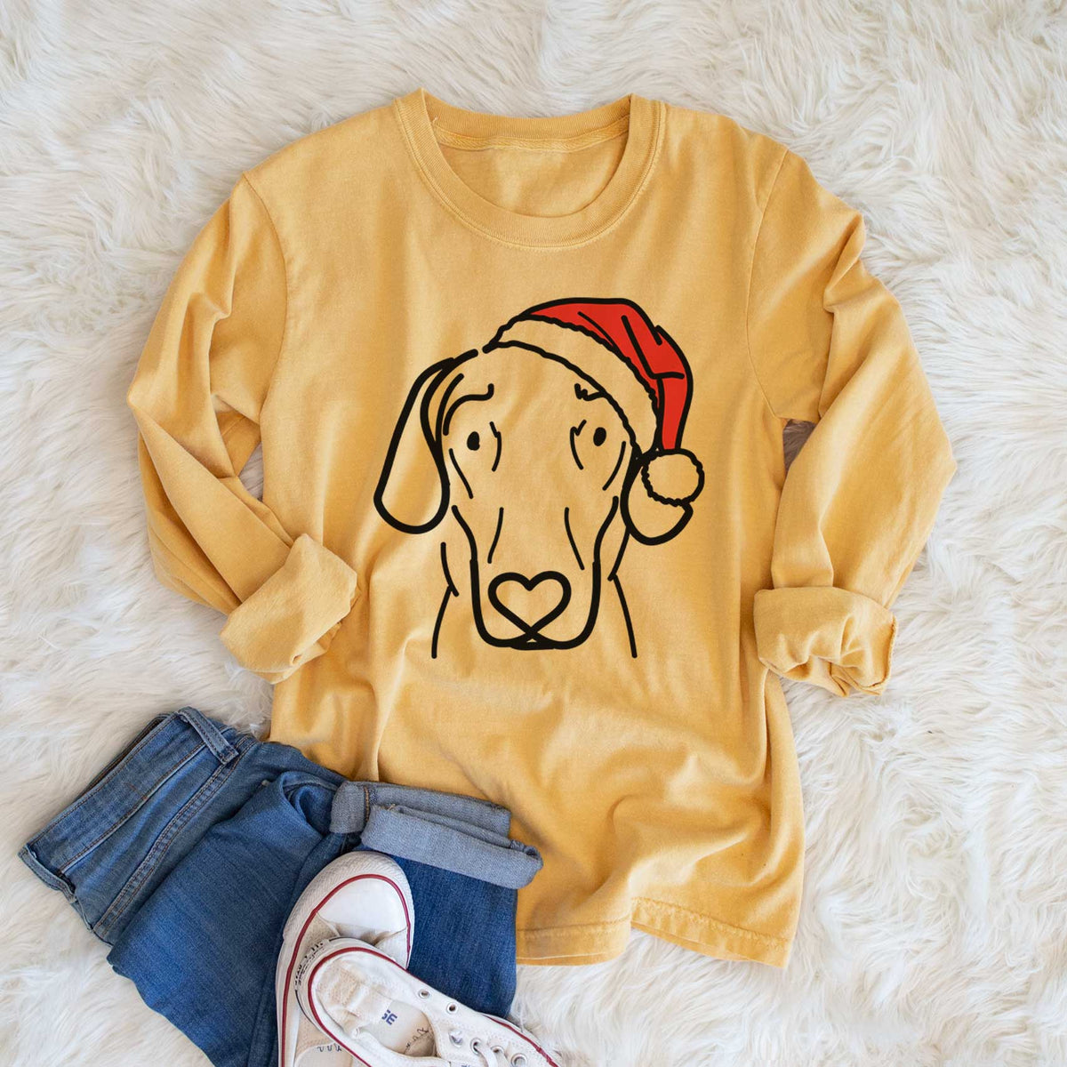 Jolly Great Dane - Lucy - Heavyweight 100% Cotton Long Sleeve