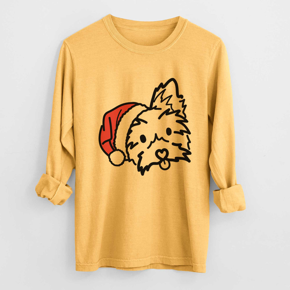 Jolly Yorkshire Terrier - Luna - Heavyweight 100% Cotton Long Sleeve