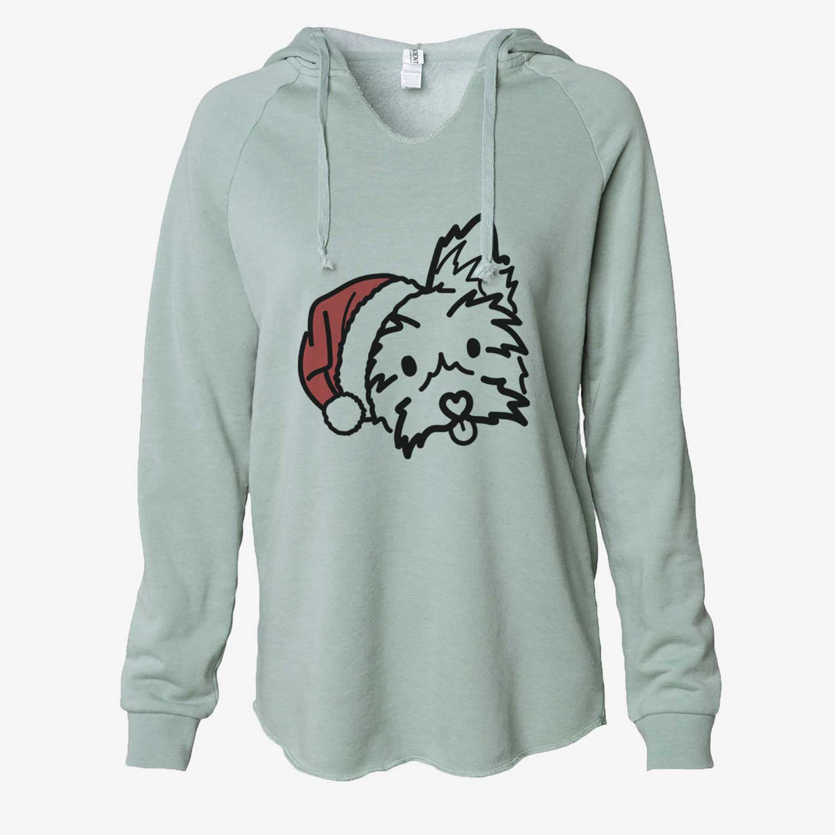 Jolly Yorkshire Terrier - Luna - Cali Wave Hooded Sweatshirt