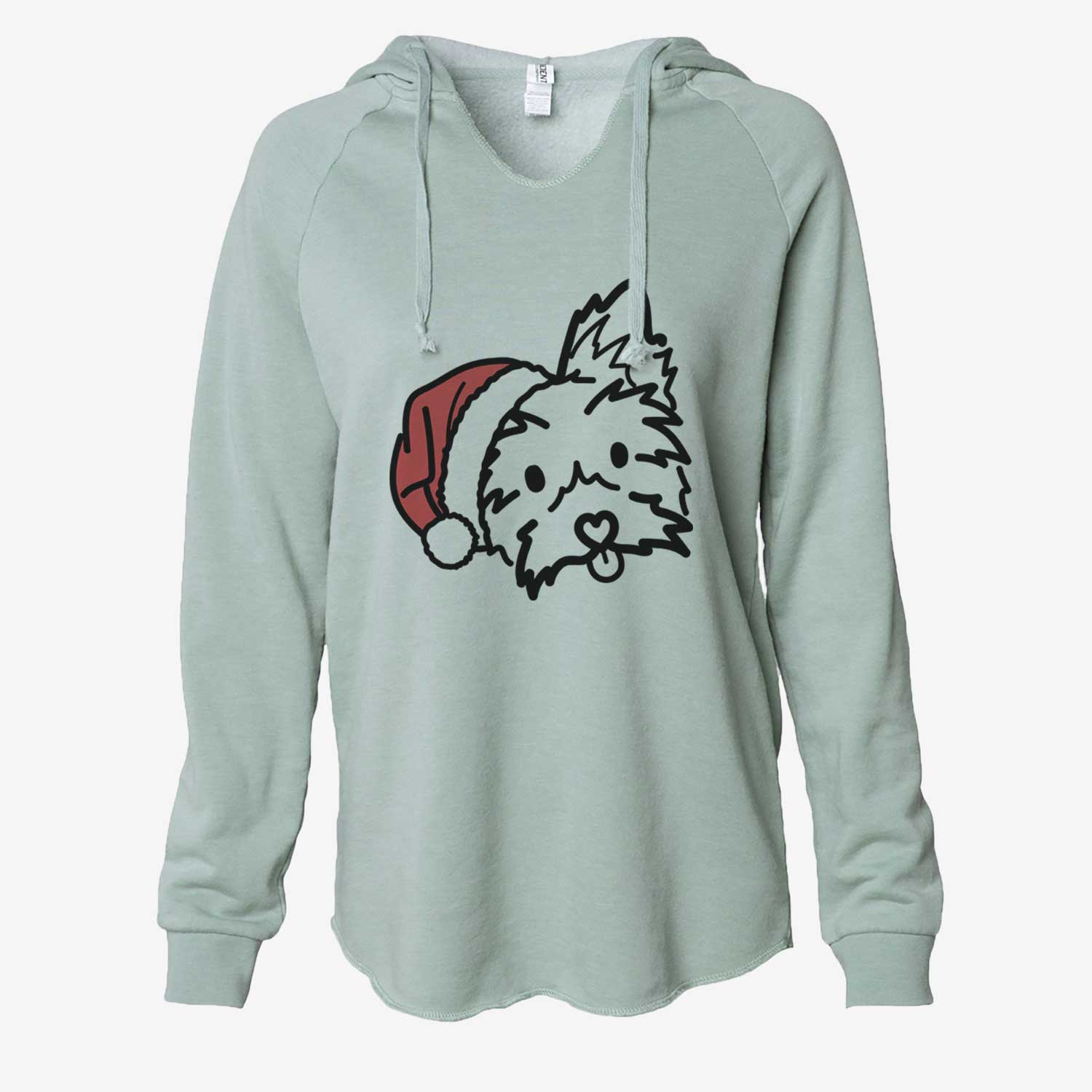 Jolly Yorkshire Terrier - Luna - Cali Wave Hooded Sweatshirt