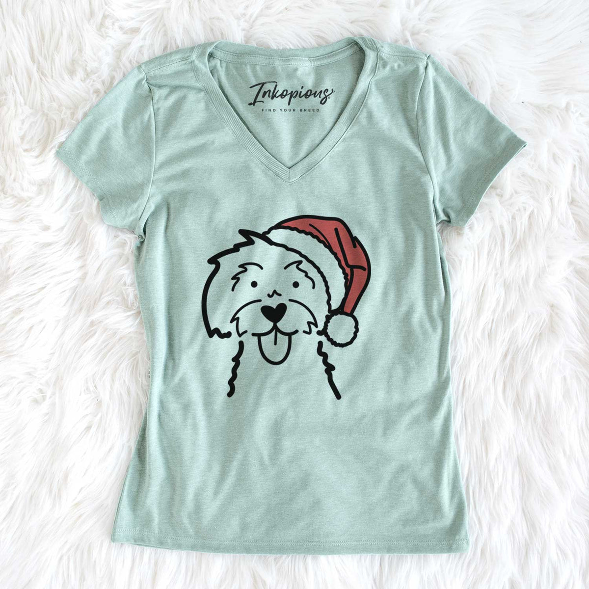 Jolly Maltese - Women&#39;s V-neck Shirt