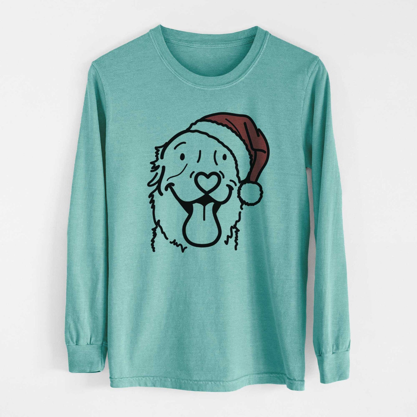 Jolly Golden Retriever - Maple - Heavyweight 100% Cotton Long Sleeve