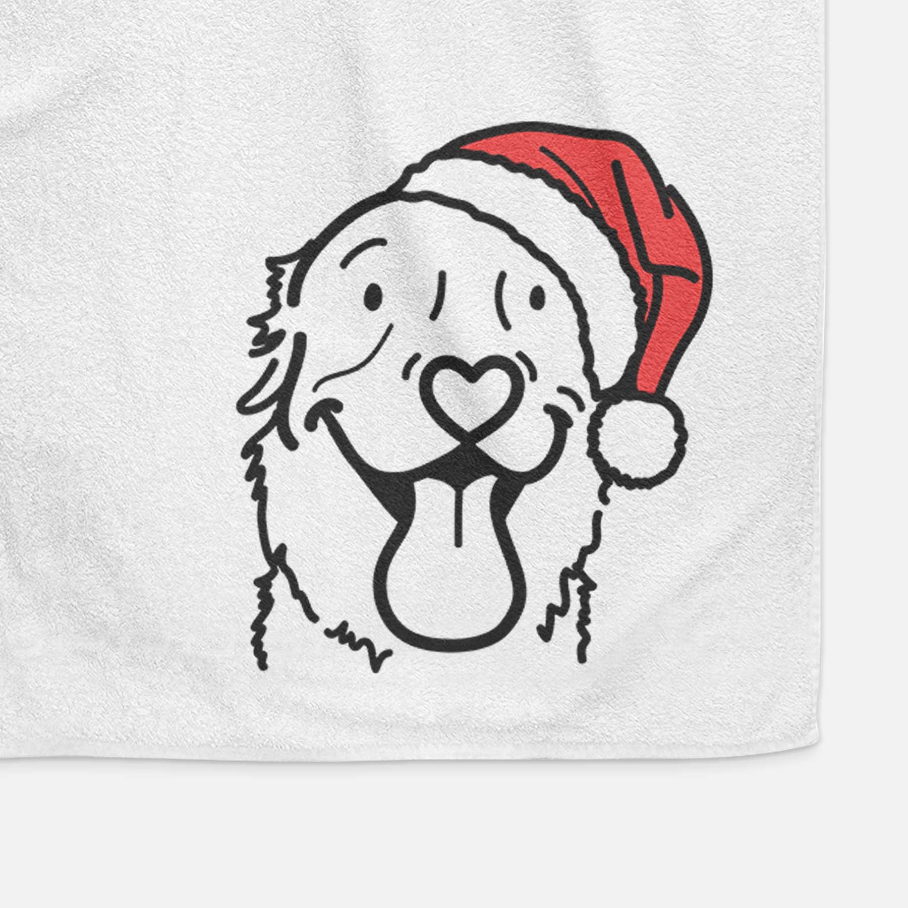 Jolly Golden Retriever - Maple - Decorative Hand Towel