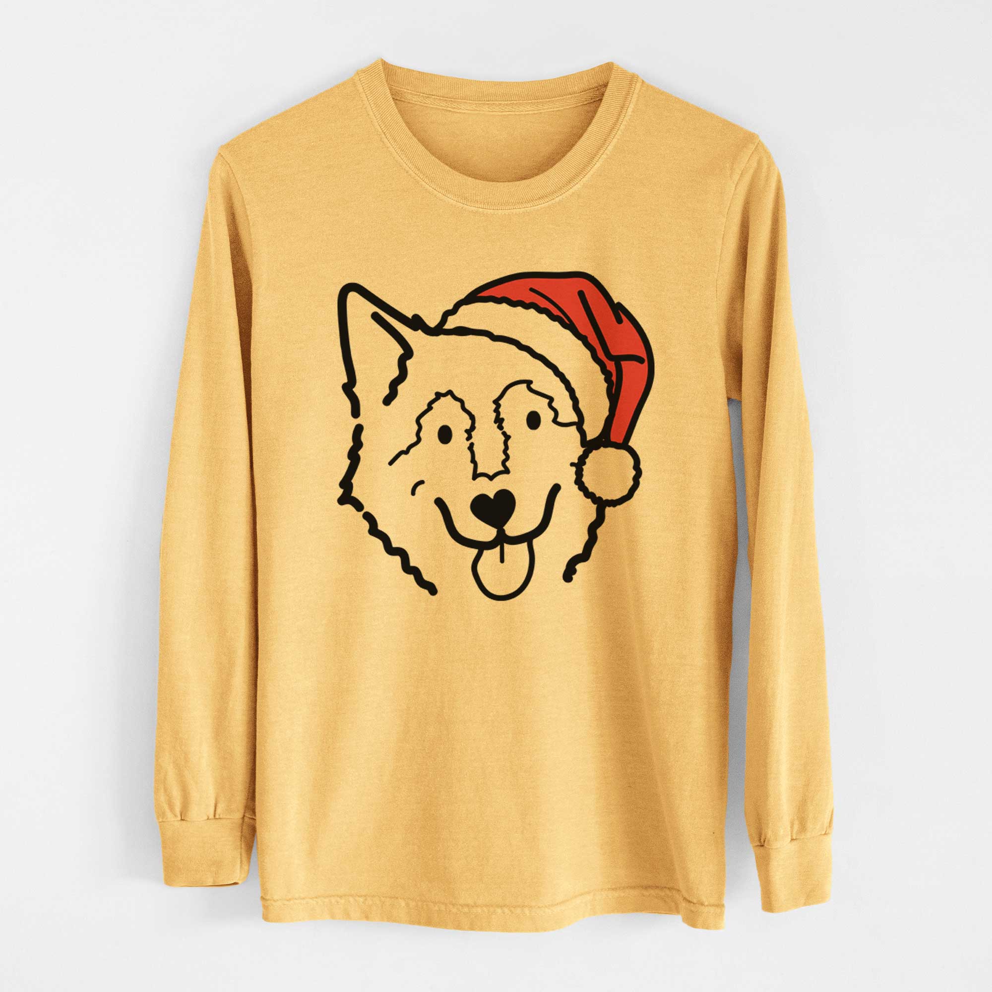 Jolly Alaskan Malamute - Max - Heavyweight 100% Cotton Long Sleeve