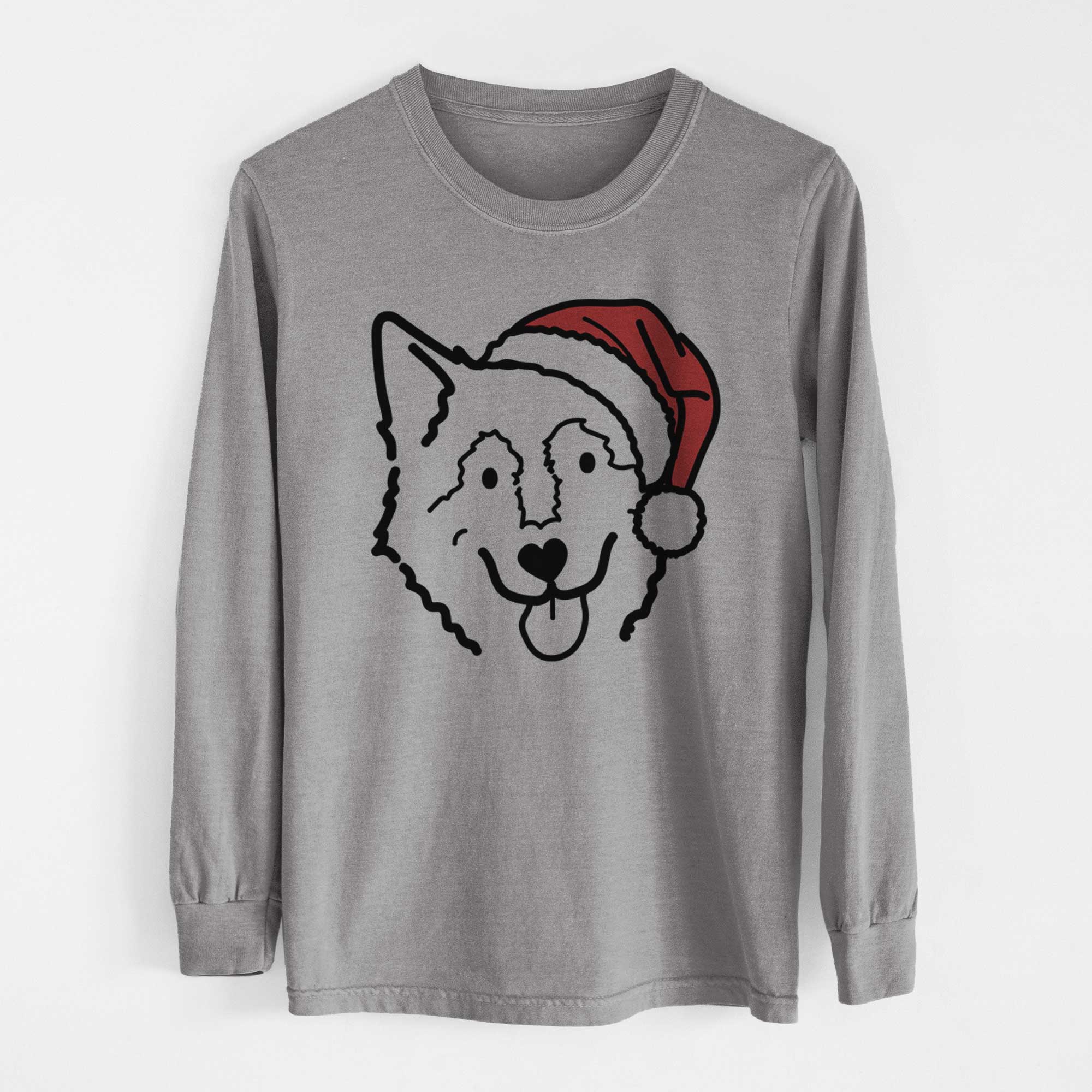 Jolly Alaskan Malamute - Max - Heavyweight 100% Cotton Long Sleeve