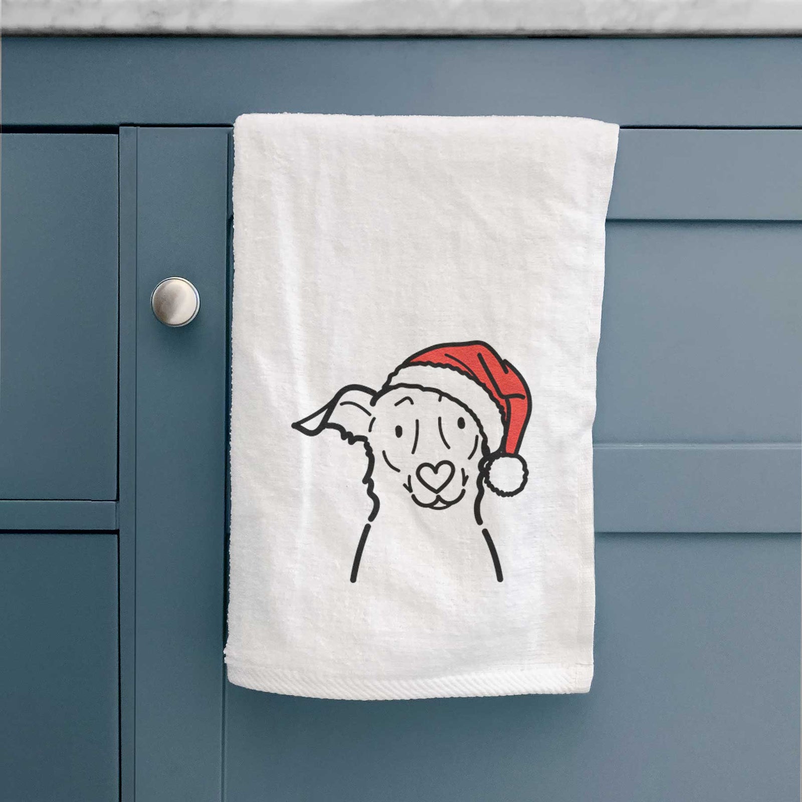 Jolly Border Collie Mix - Millie - Decorative Hand Towel