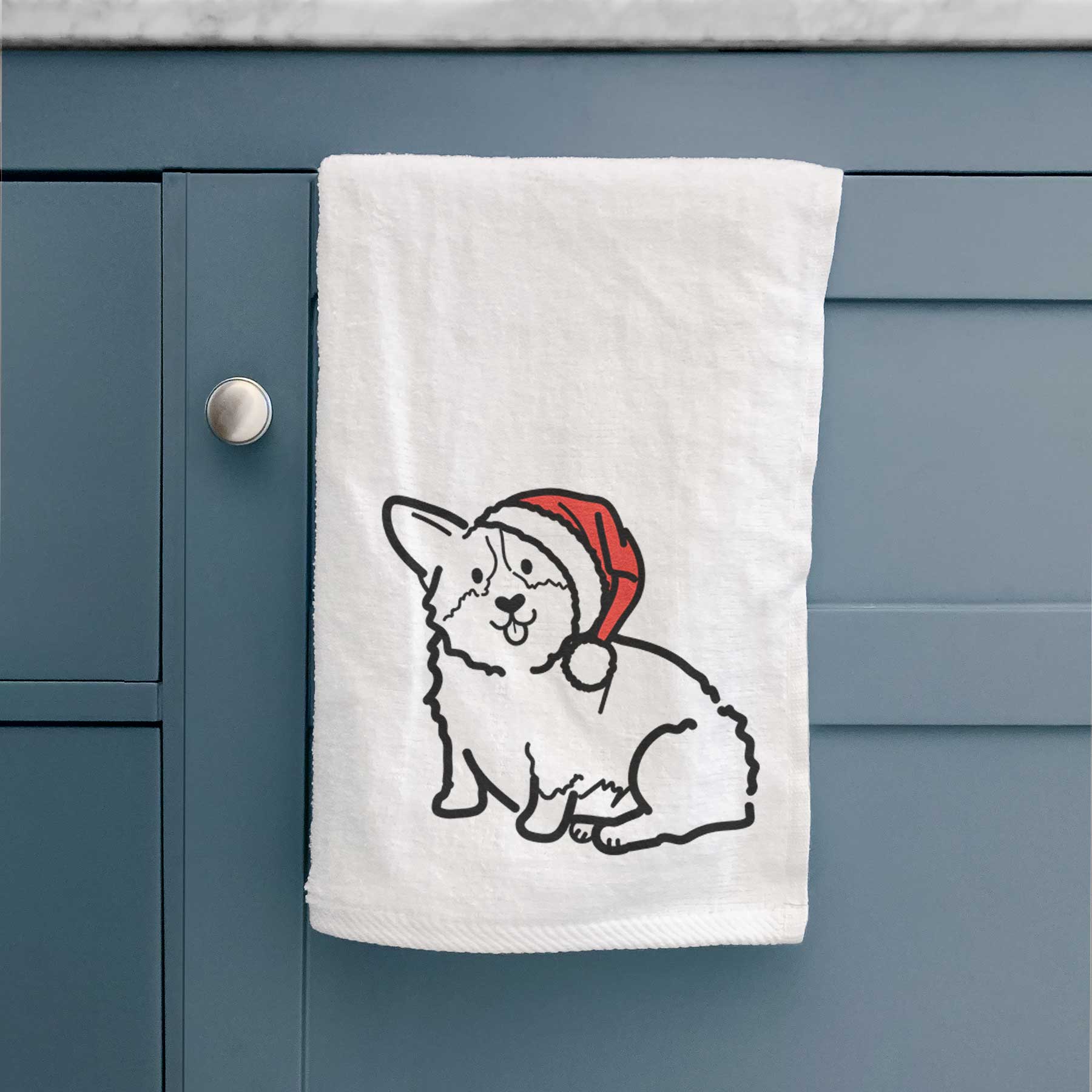 Jolly Pembroke Welsh Corgi - Millie - Decorative Hand Towel